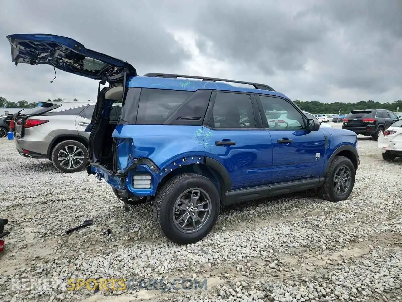 3 Photograph of a damaged car 3FMCR9B66RRE95774 FORD BRONCO 2024
