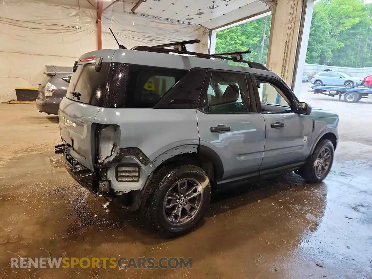 3 Photograph of a damaged car 3FMCR9B68RRE50660 FORD BRONCO 2024