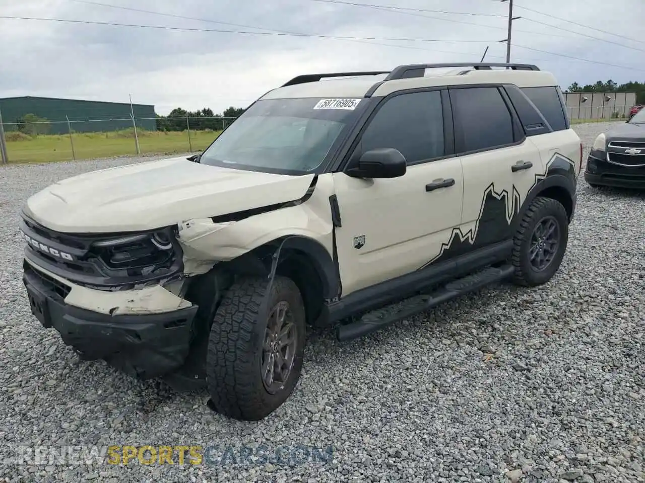 1 Photograph of a damaged car 3FMCR9B68RRF72192 FORD BRONCO 2024