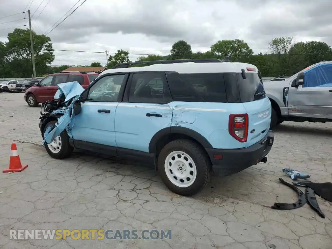 2 Photograph of a damaged car 3FMCR9G66RRF55657 FORD BRONCO 2024