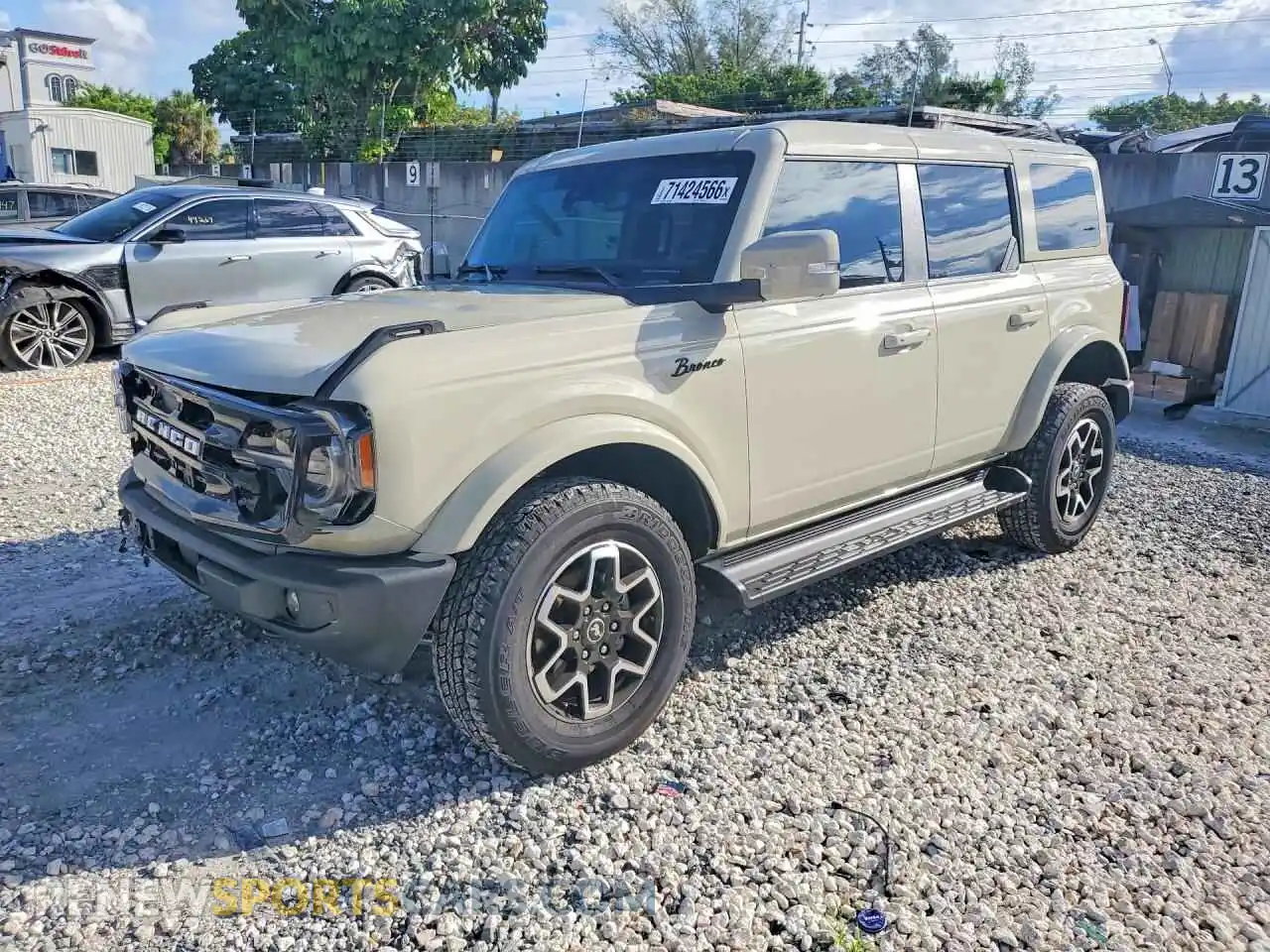 1 fotografías del automóvil dañado 1FMEE8BP8SLB71186 FORD BRONCO 2025