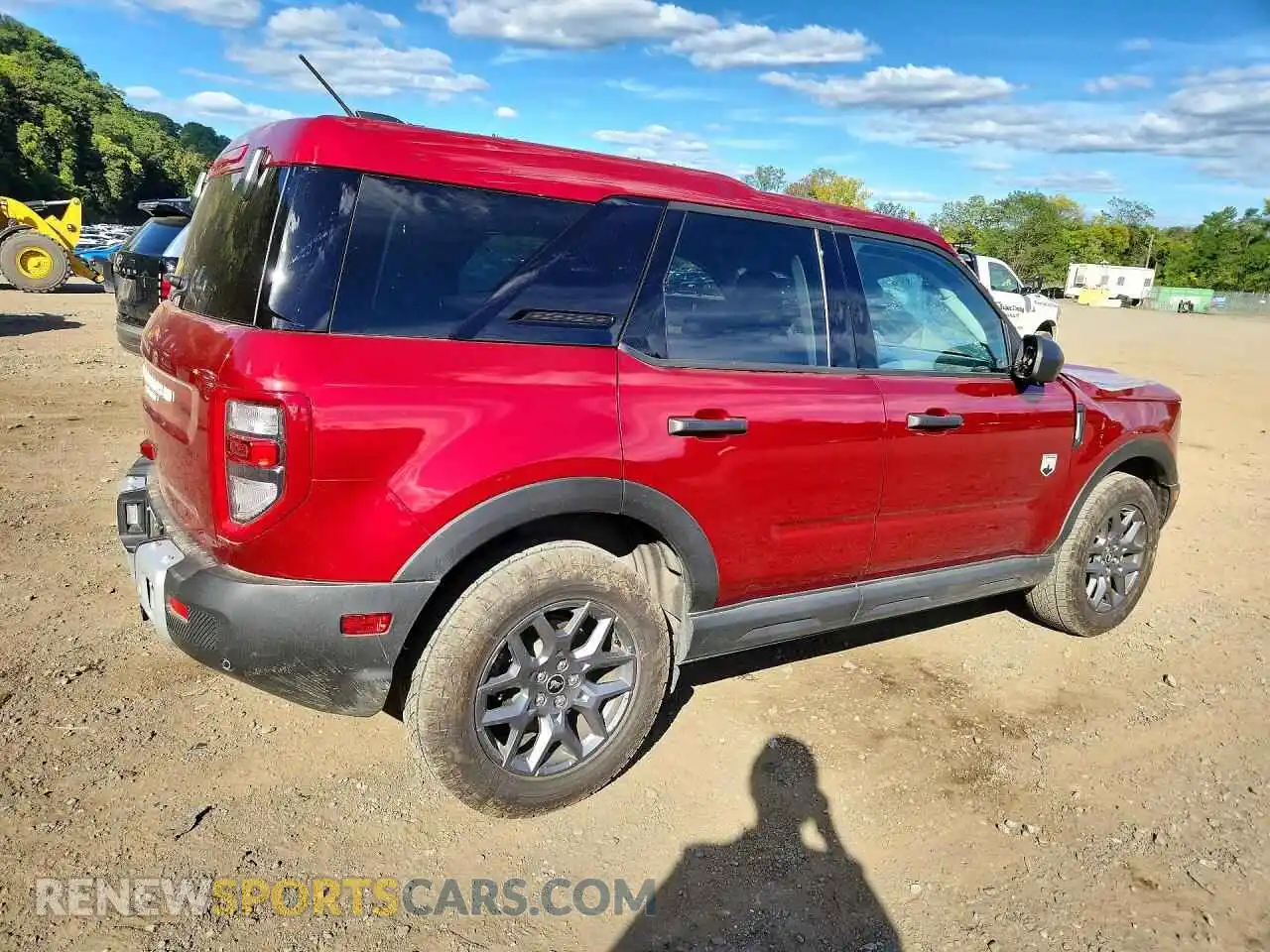 3 fotografías del automóvil dañado 3FMCR9BN4SRF33130 FORD BRONCO 2025