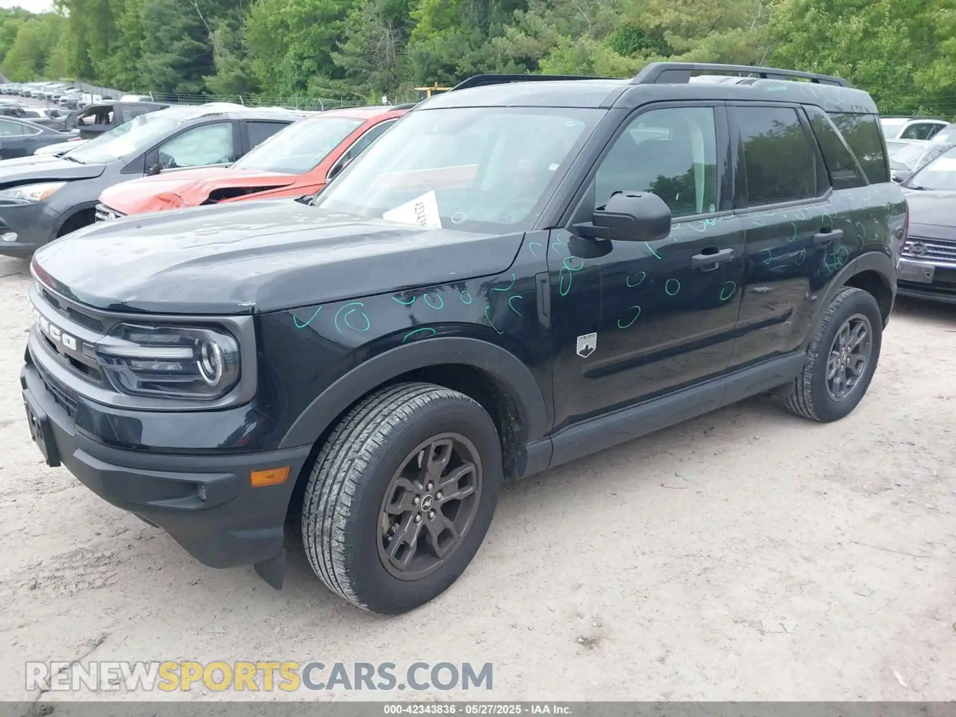 2 Photograph of a damaged car 3FMCR9B6XMRA19620 FORD BRONCO SPORT 2021