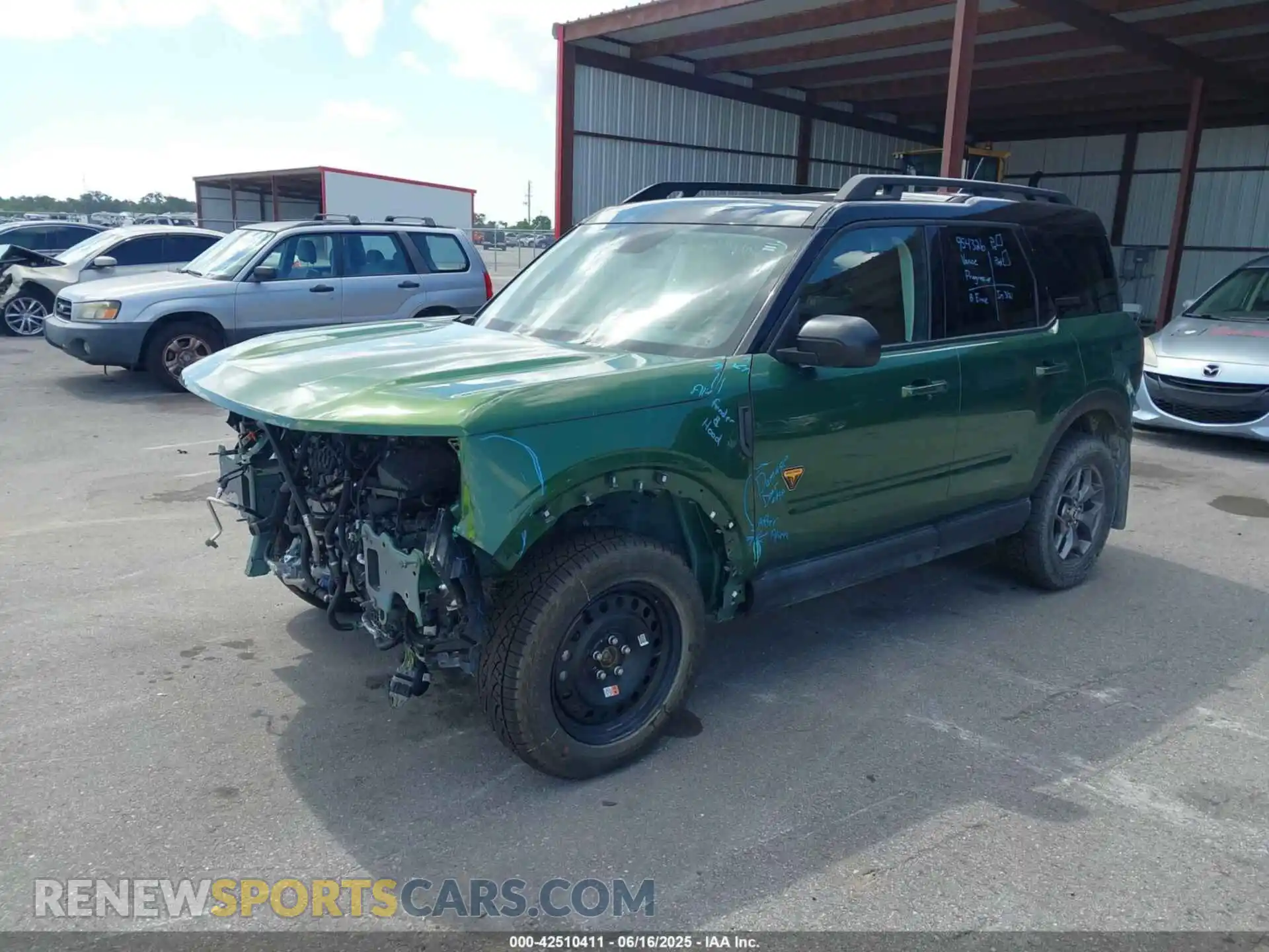 2 Photograph of a damaged car 3FMCR9D90PRE05555 FORD BRONCO SPORT 2023