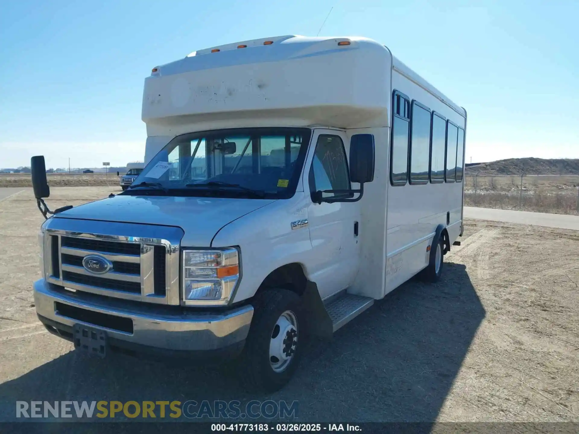 2 Photograph of a damaged car 1FDFE4FS5KDC32046 FORD E-450 CUTAWAY 2019