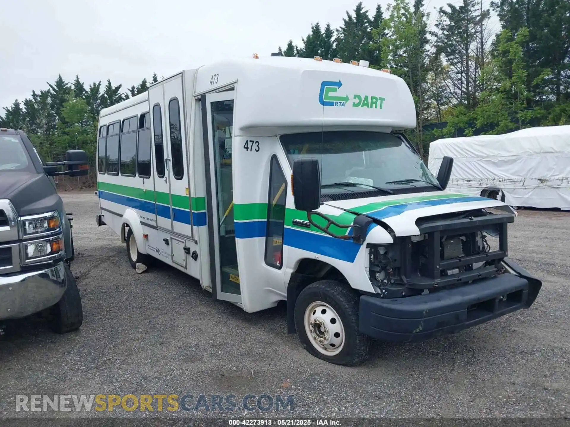 1 Photograph of a damaged car 1FDFE4FS5KDC35755 FORD E-450 CUTAWAY 2019