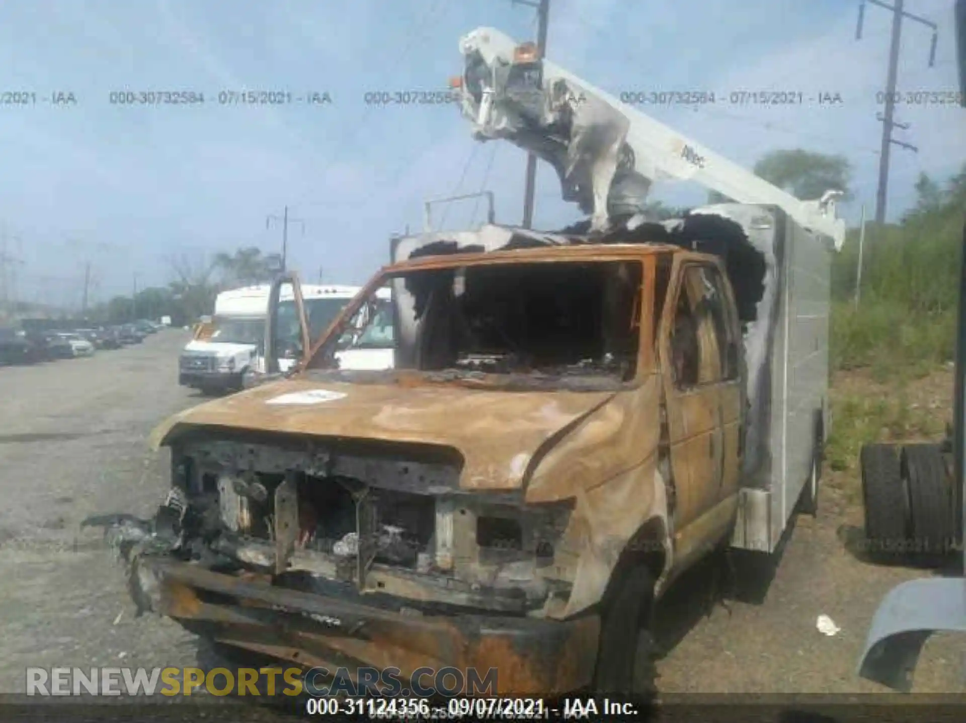 2 Photograph of a damaged car 1FDXE4FN1MDC07341 FORD E-450 CUTAWAY 2021