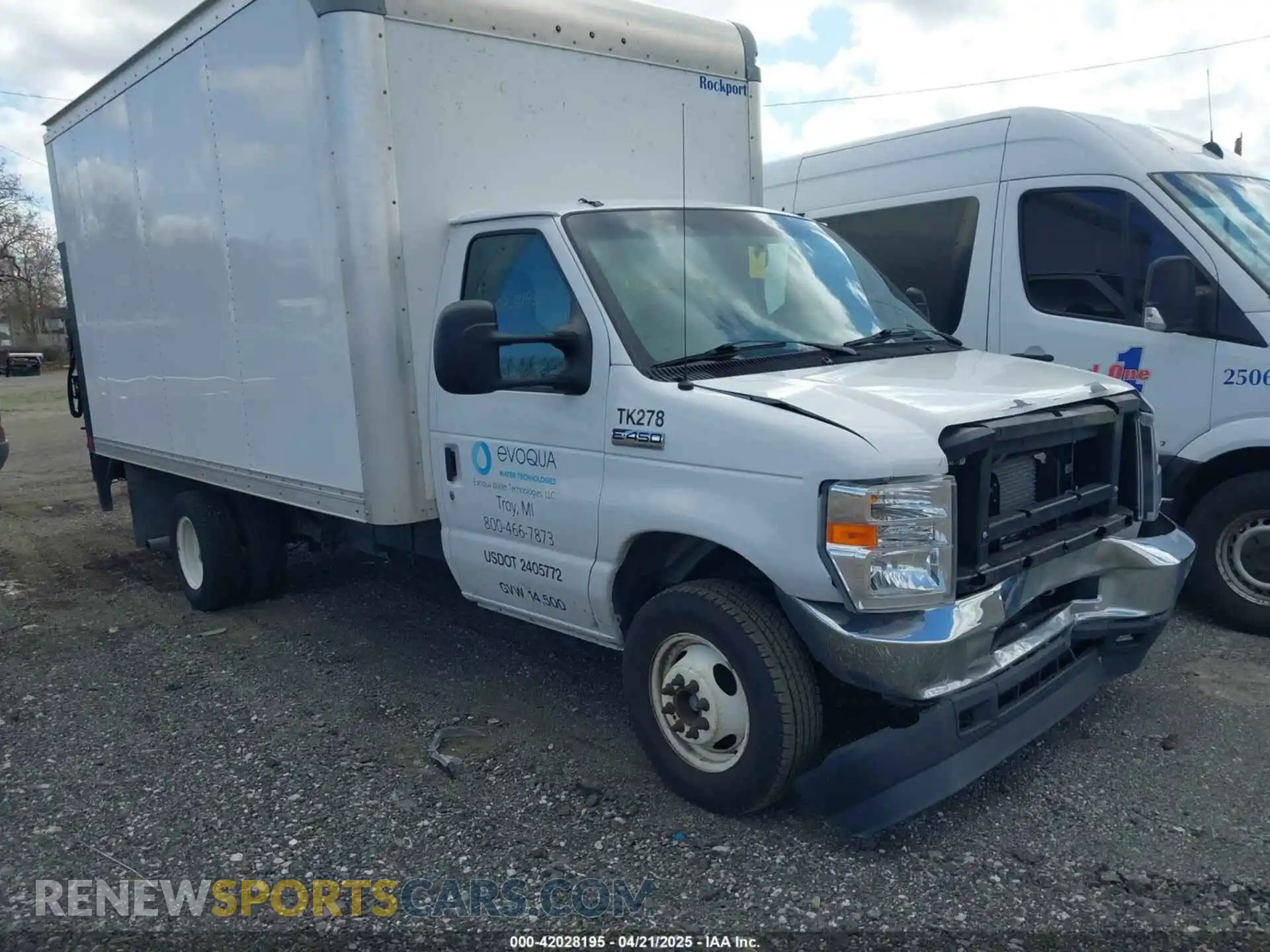 1 Photograph of a damaged car 1FDXE4FN5MDC25793 FORD E-450 CUTAWAY 2021