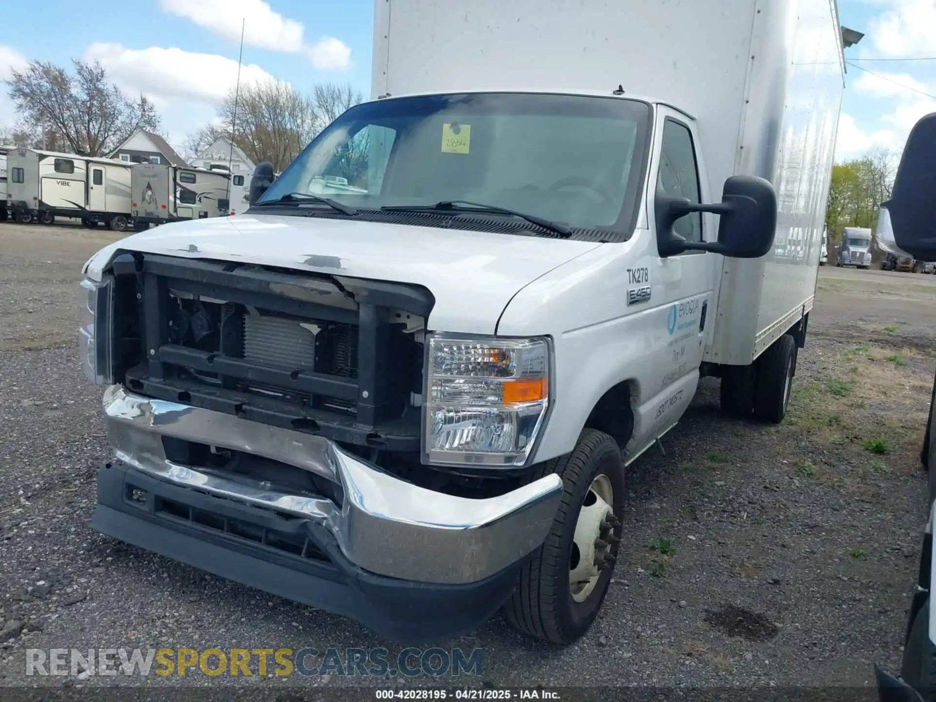 2 Photograph of a damaged car 1FDXE4FN5MDC25793 FORD E-450 CUTAWAY 2021