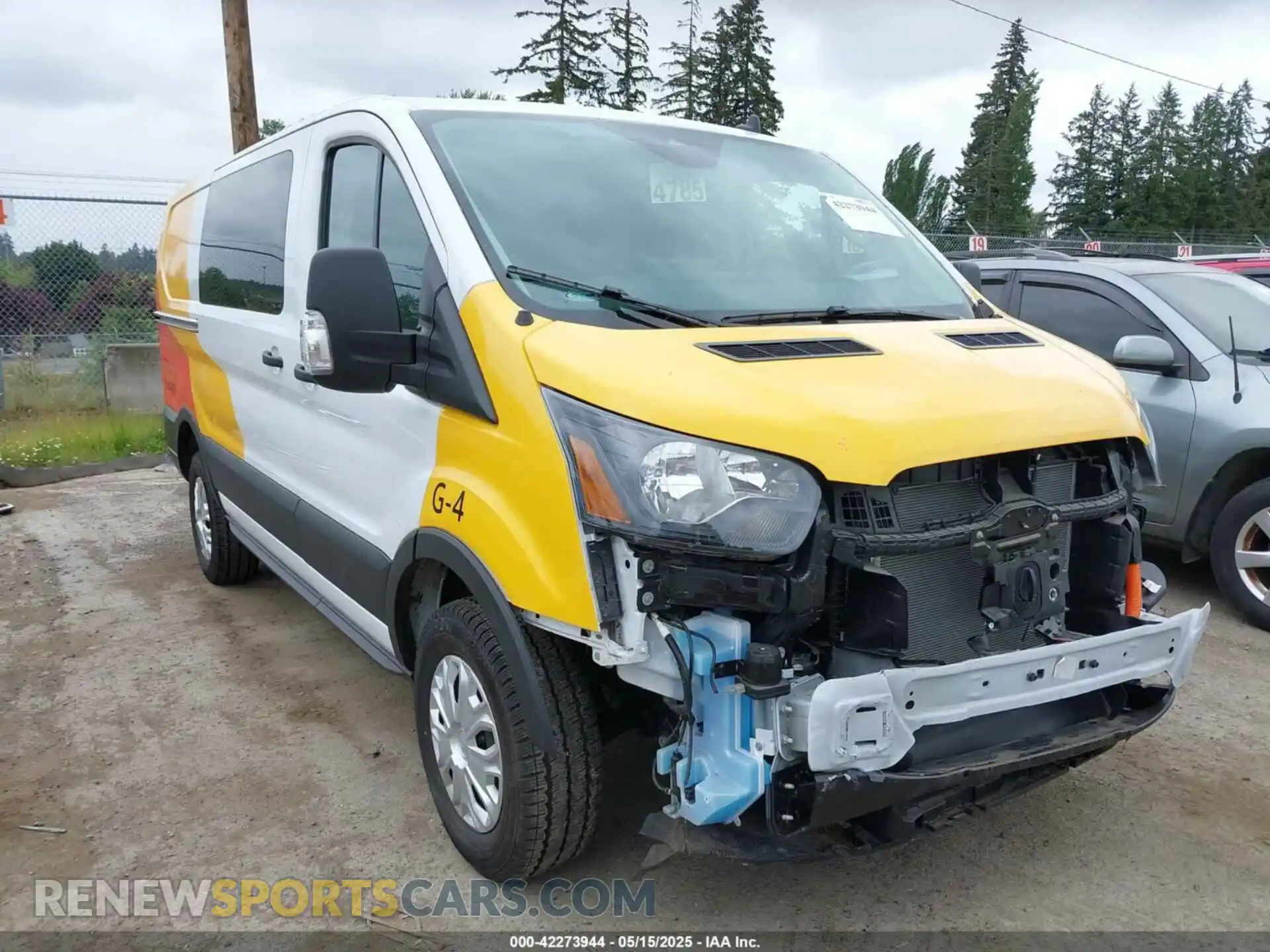 1 Photograph of a damaged car 1FTBW1YK3PKA05307 FORD E-TRANSIT-350 2023