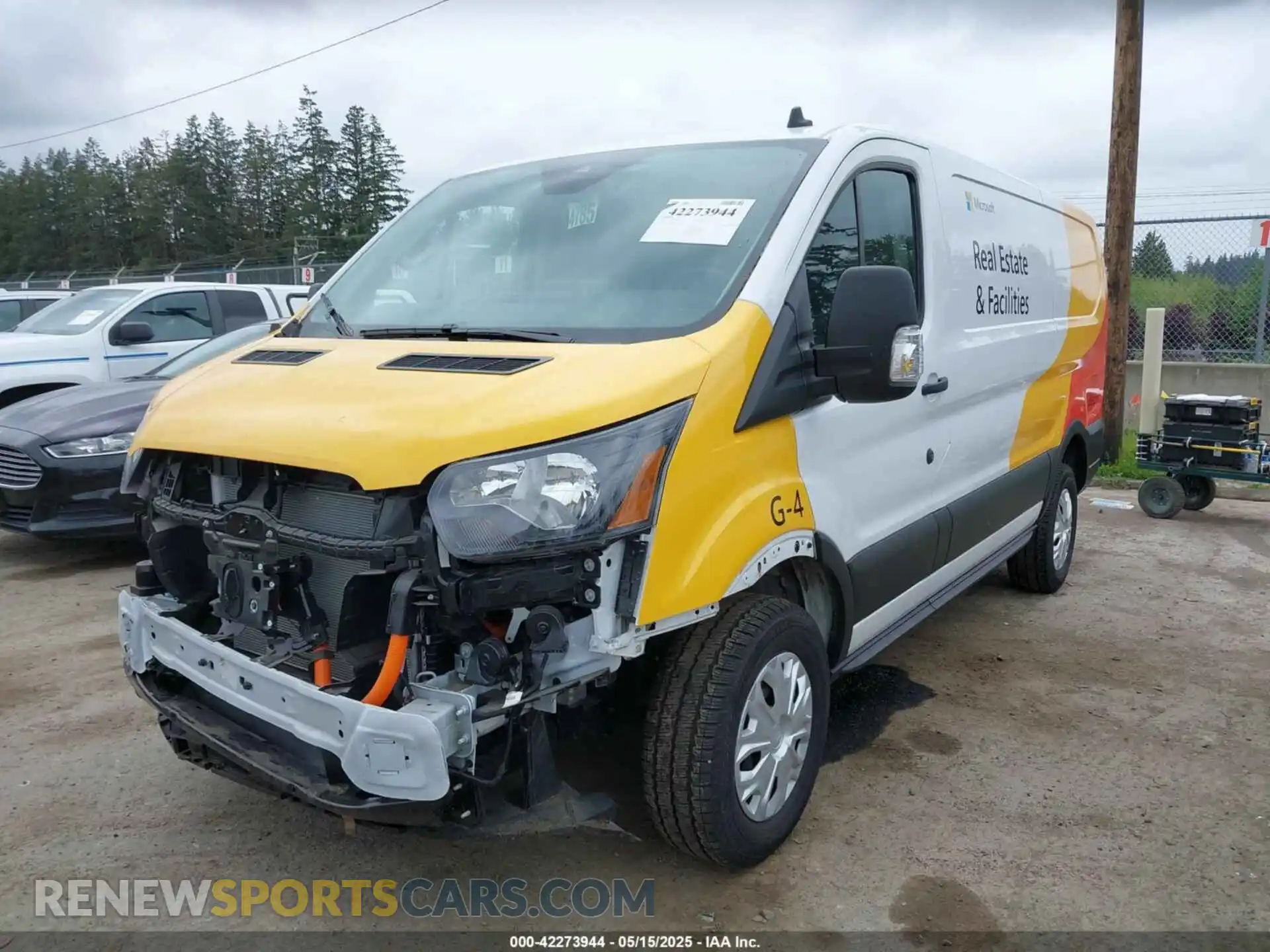 2 Photograph of a damaged car 1FTBW1YK3PKA05307 FORD E-TRANSIT-350 2023
