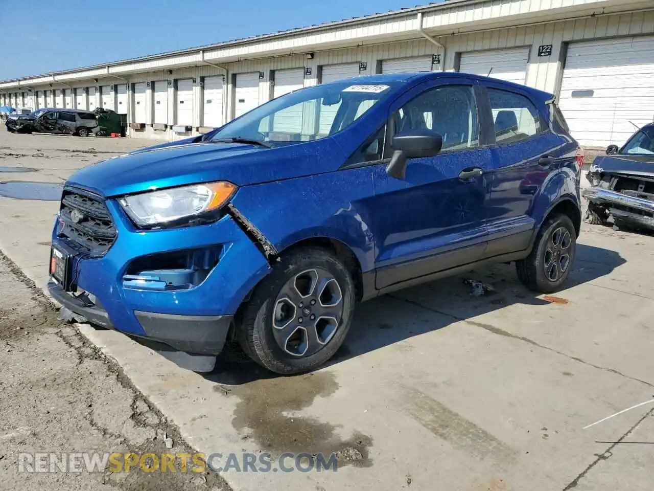 1 fotografías del automóvil dañado MAJ3S2FE3KC282938 FORD ECOSPORT 2019