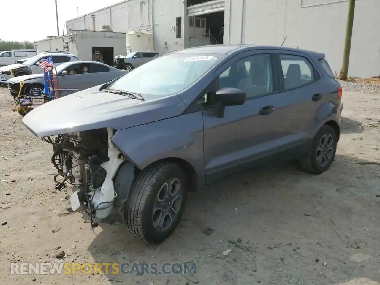 1 fotografías del automóvil dañado MAJ3S2FE6KC283629 FORD ECOSPORT 2019