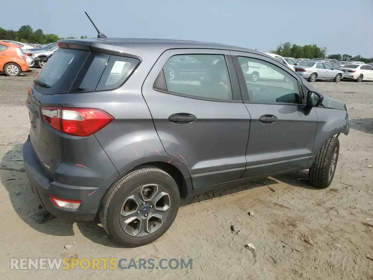 3 fotografías del automóvil dañado MAJ3S2FE6KC283629 FORD ECOSPORT 2019