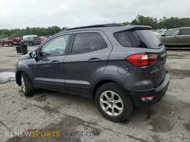 2 Photograph of a damaged car MAJ3S2GE2KC307066 FORD ECOSPORT 2019