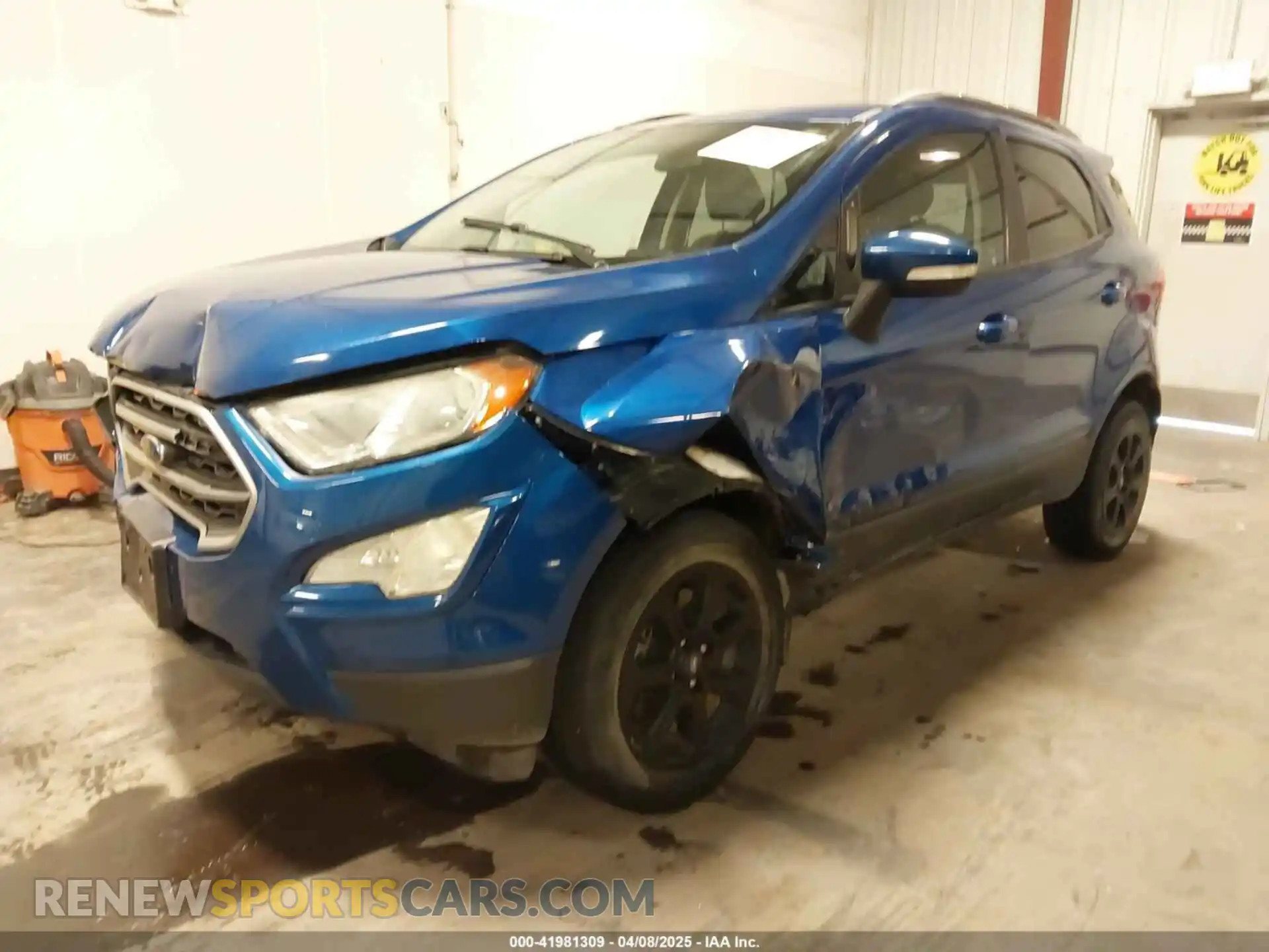 2 fotografías del automóvil dañado MAJ6S3GL1KC292822 FORD ECOSPORT 2019