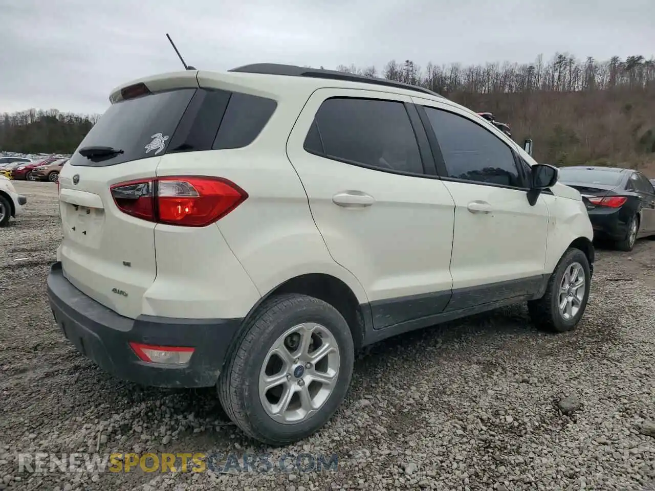 3 fotografías del automóvil dañado MAJ6S3GL1KC294750 FORD ECOSPORT 2019