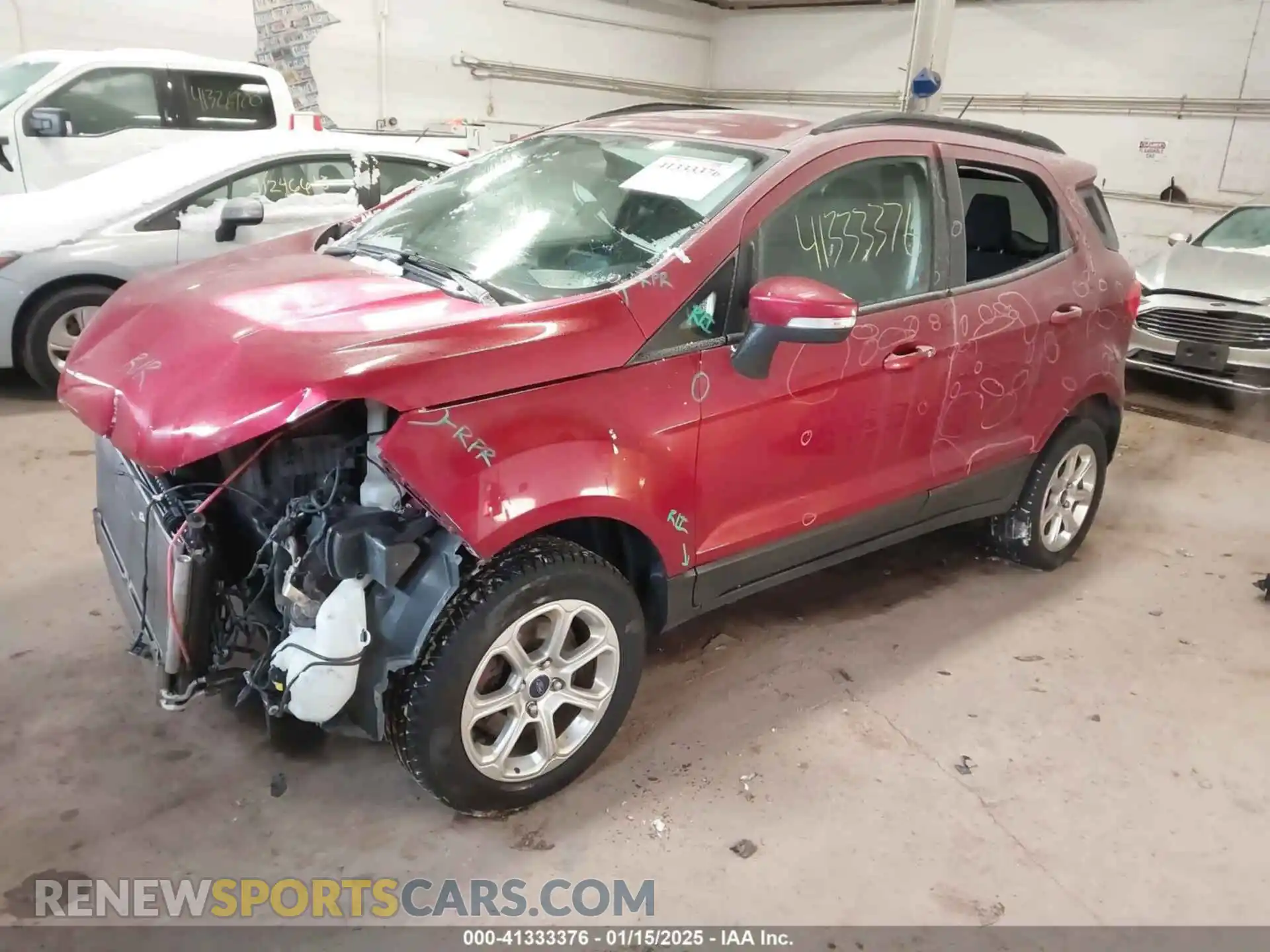 2 Photograph of a damaged car MAJ6S3GL1KC305648 FORD ECOSPORT 2019