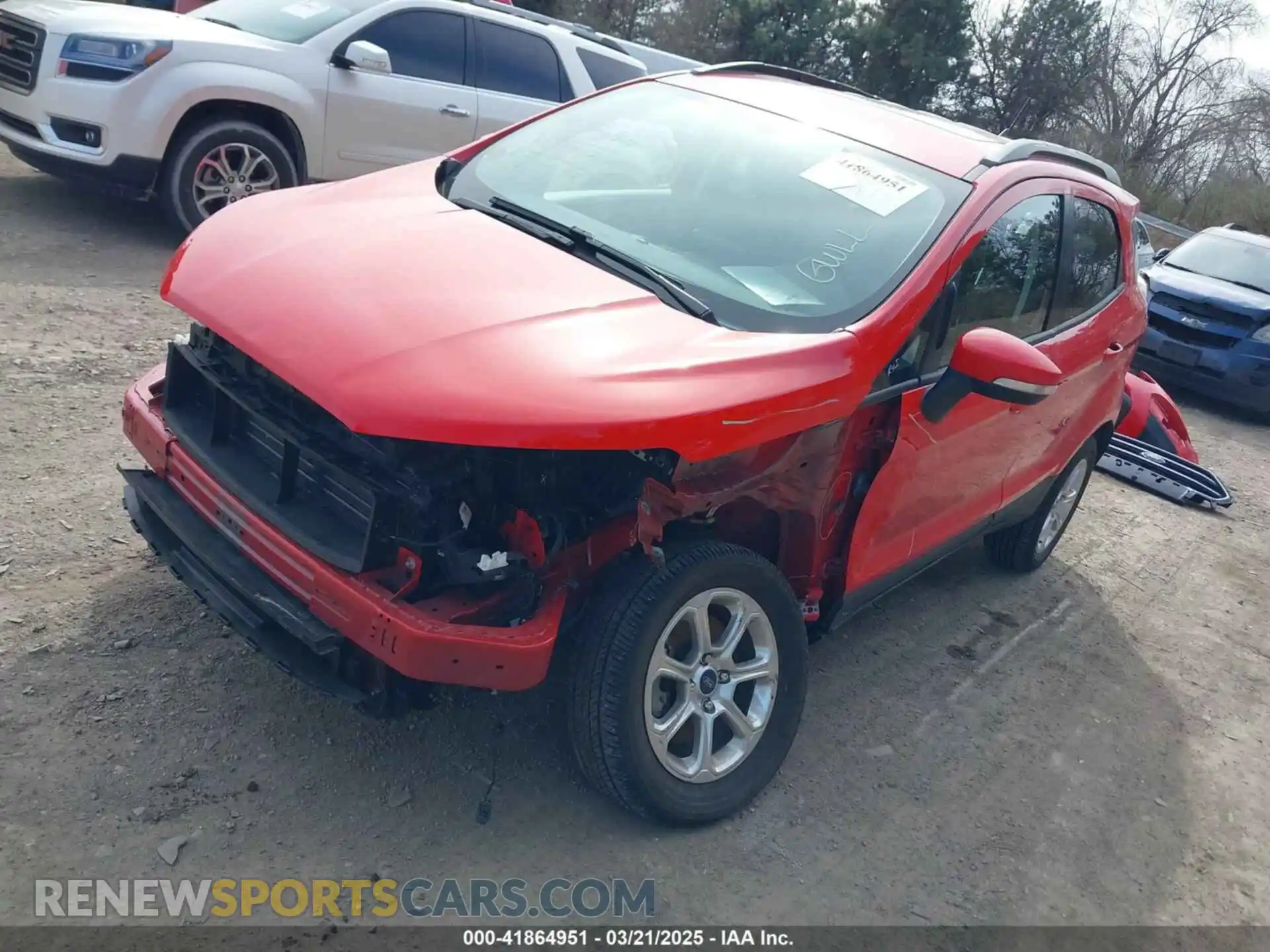 2 Photograph of a damaged car MAJ6S3GL3KC294930 FORD ECOSPORT 2019