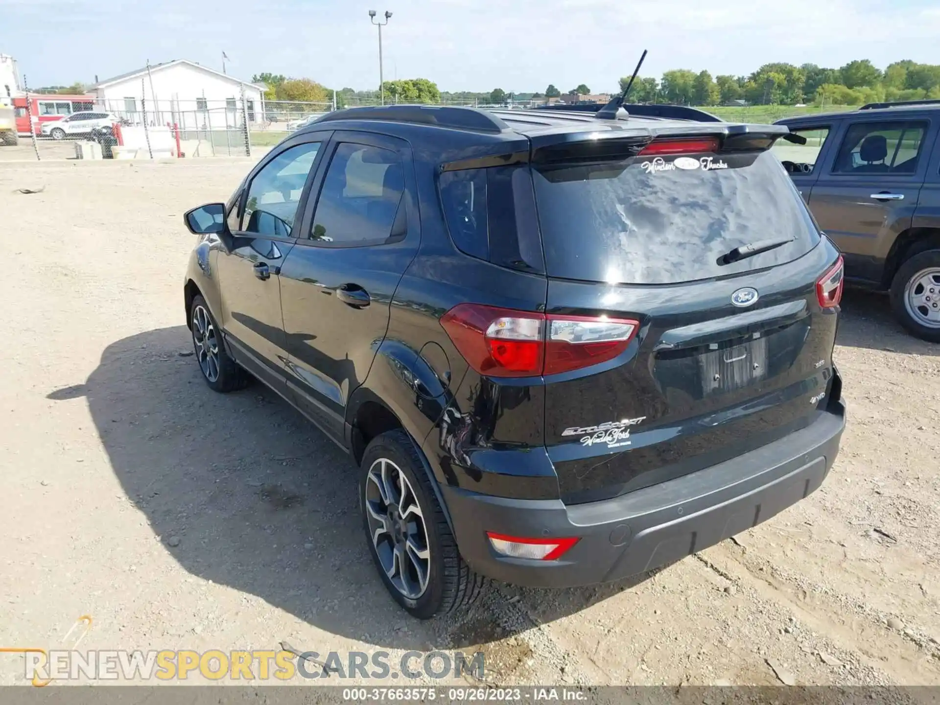 3 fotografías del automóvil dañado MAJ6S3JL7KC274558 FORD ECOSPORT 2019