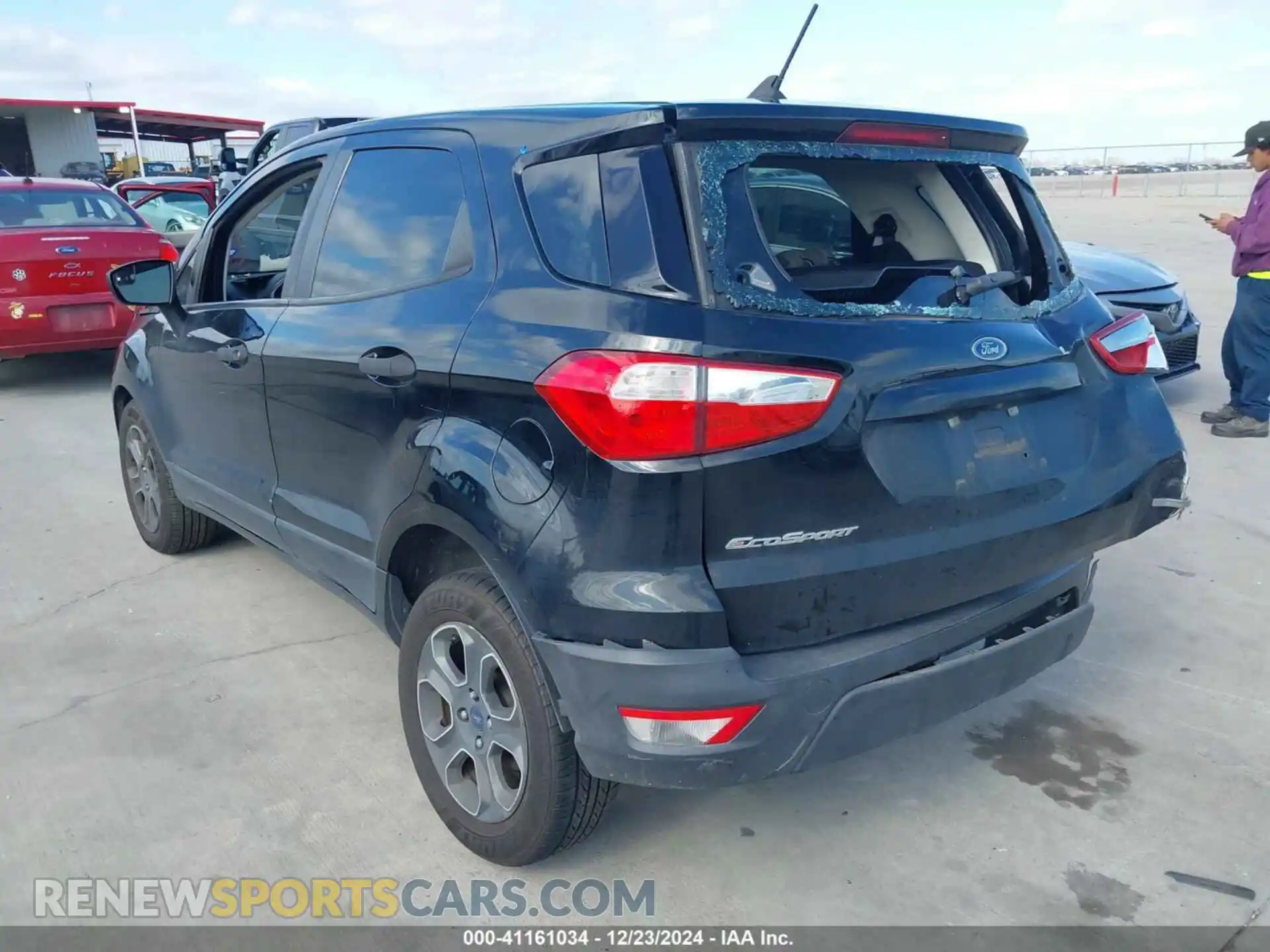 3 Photograph of a damaged car MAJ3S2FE1LC320488 FORD ECOSPORT 2020