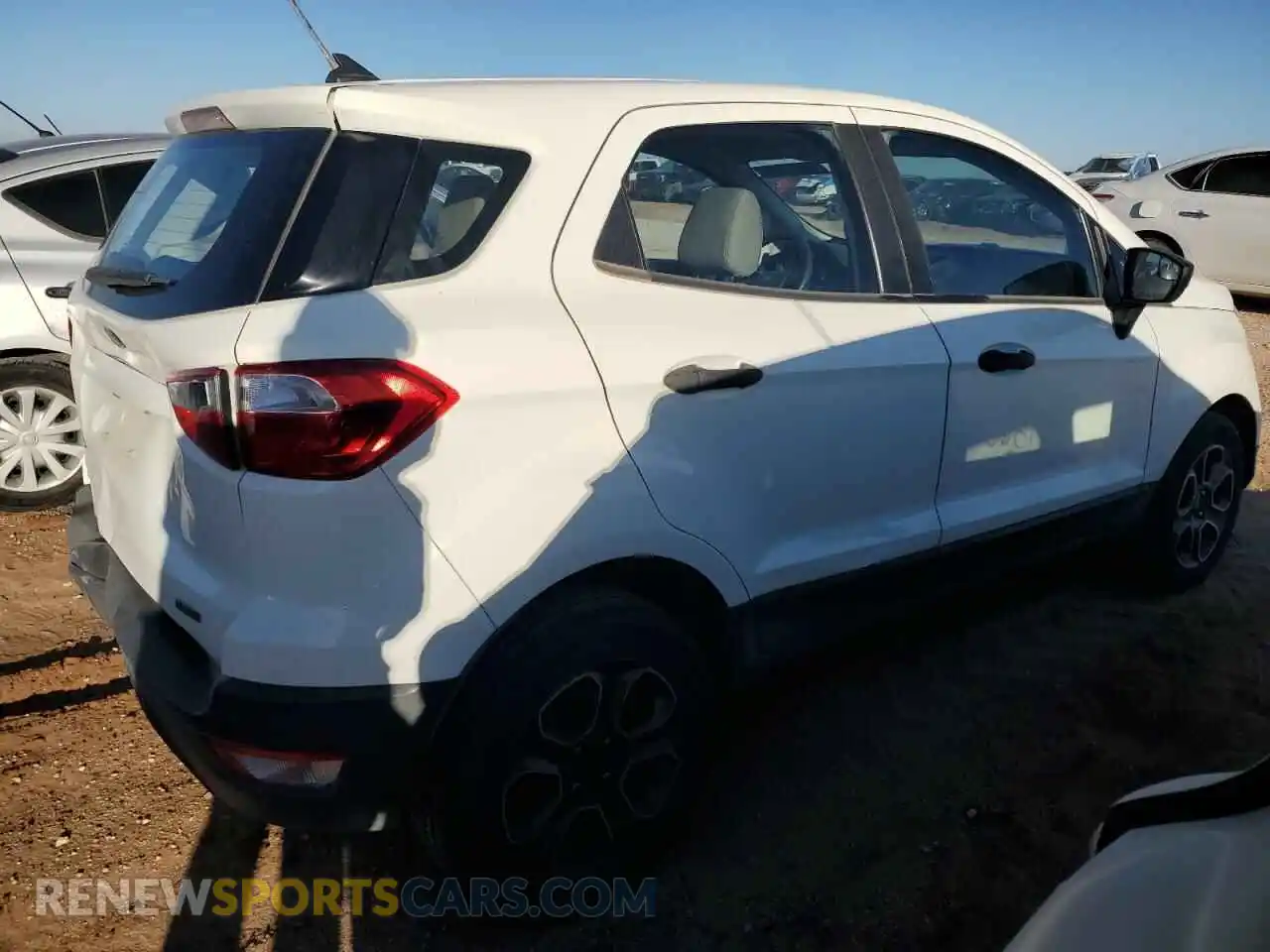 3 Photograph of a damaged car MAJ3S2FE5LC395047 FORD ECOSPORT 2020