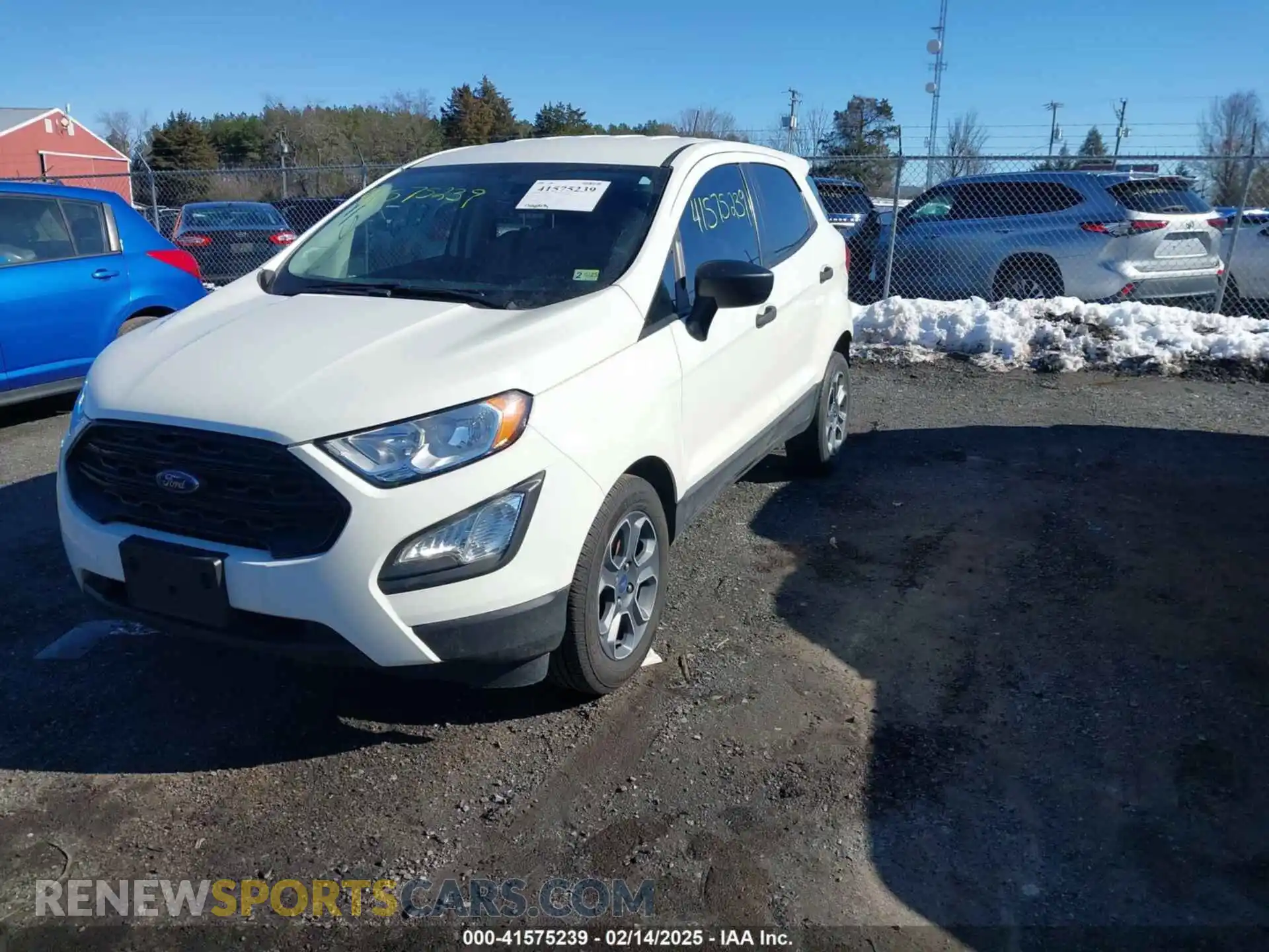2 Photograph of a damaged car MAJ3S2FE7LC369923 FORD ECOSPORT 2020