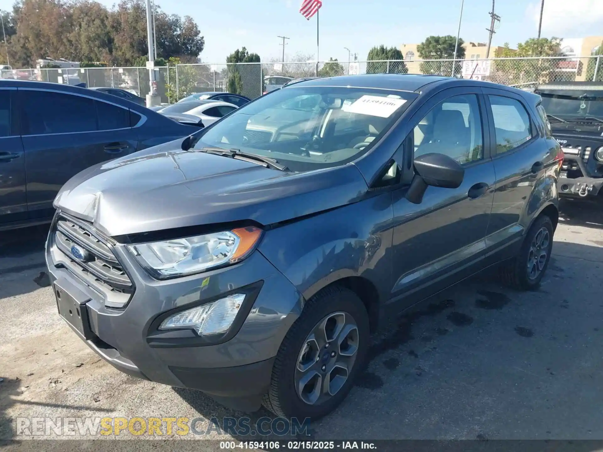 2 Photograph of a damaged car MAJ3S2FEXLC384707 FORD ECOSPORT 2020