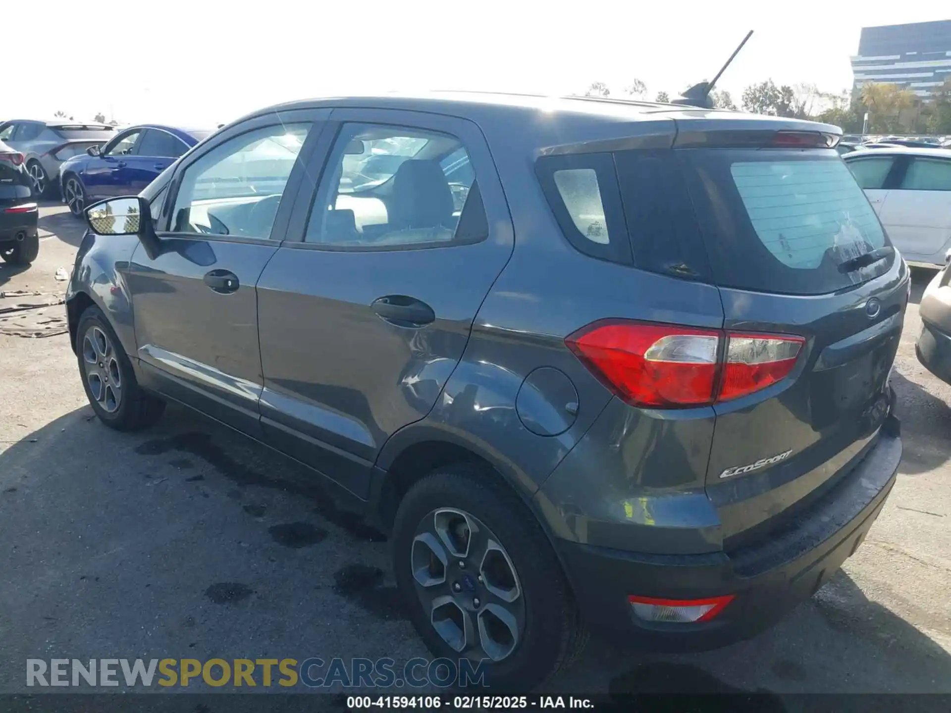 3 Photograph of a damaged car MAJ3S2FEXLC384707 FORD ECOSPORT 2020