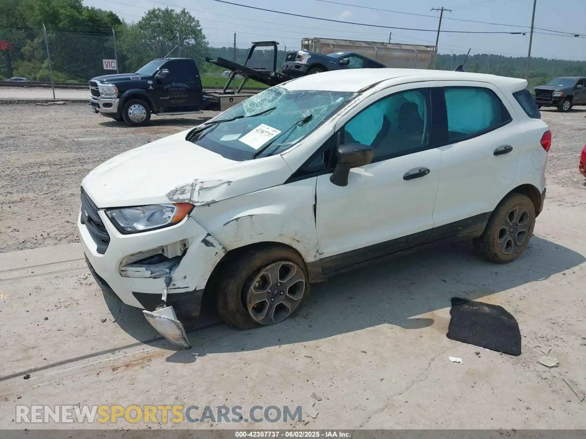 2 Photograph of a damaged car MAJ3S2FEXLC393682 FORD ECOSPORT 2020