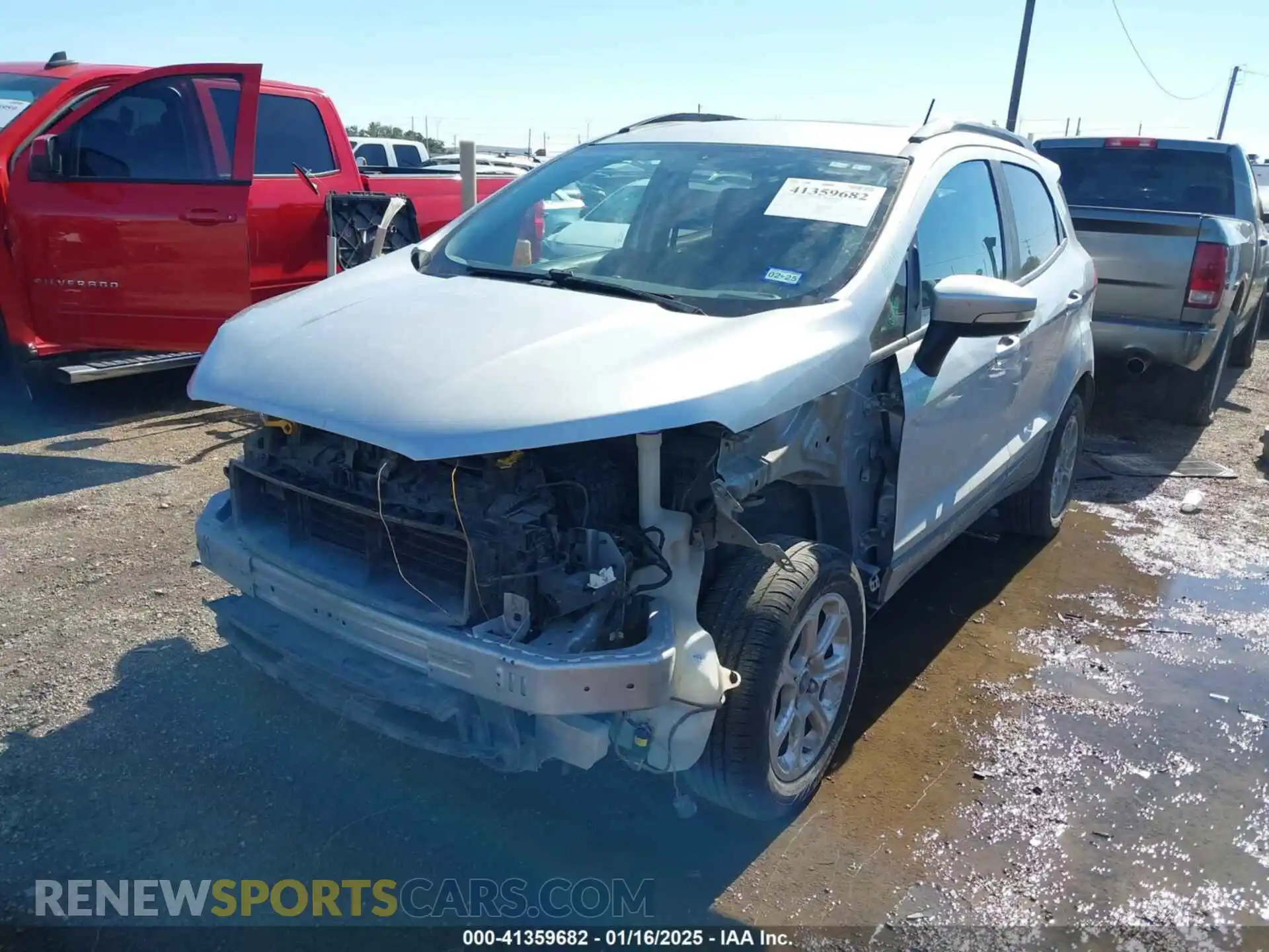 2 Photograph of a damaged car MAJ3S2GE6LC344686 FORD ECOSPORT 2020