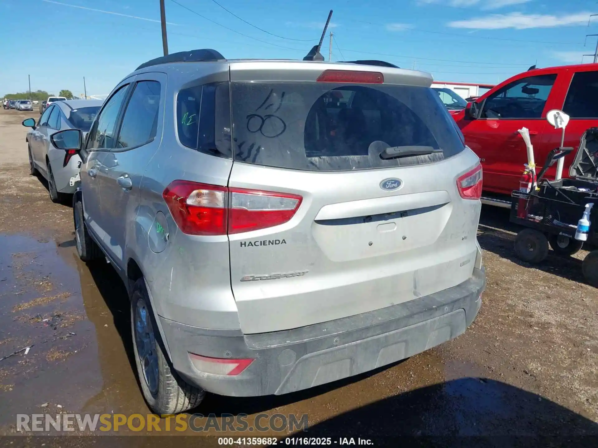 3 Photograph of a damaged car MAJ3S2GE6LC344686 FORD ECOSPORT 2020