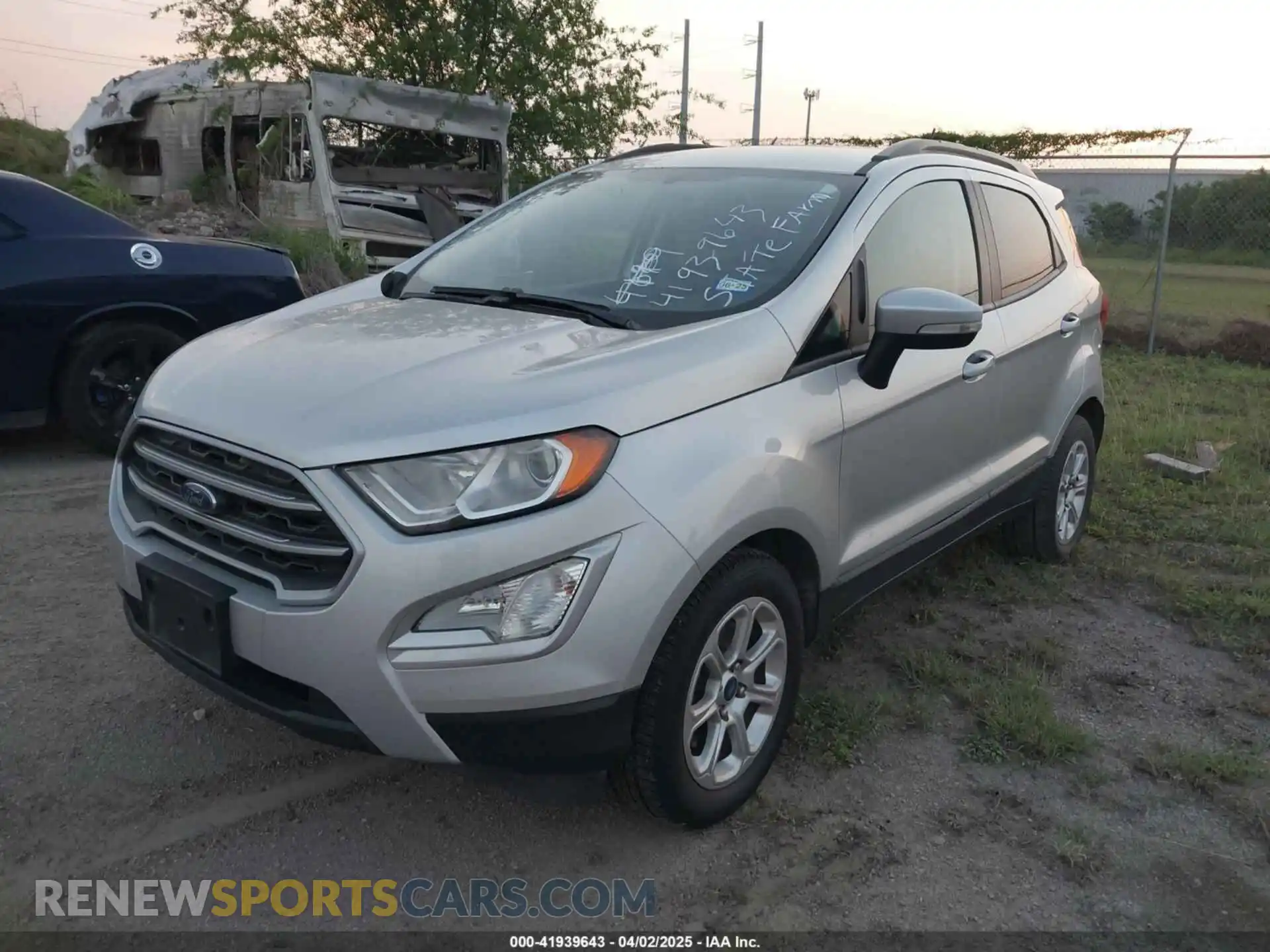 2 Photograph of a damaged car MAJ3S2GE6LC355686 FORD ECOSPORT 2020