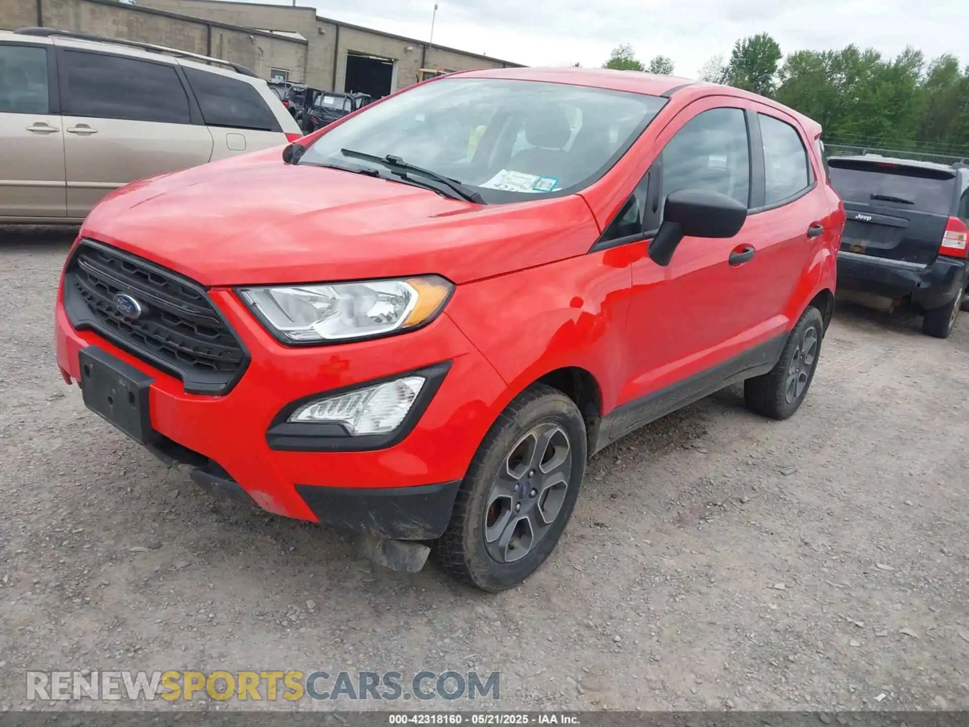 2 fotografías del automóvil dañado MAJ6S3FL5LC386611 FORD ECOSPORT 2020