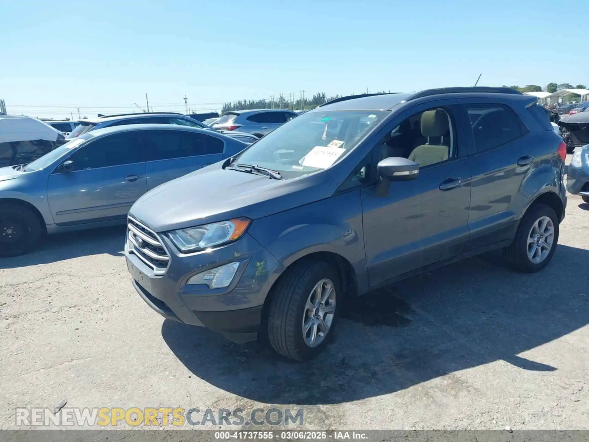 2 Photograph of a damaged car MAJ6S3GL3LC317804 FORD ECOSPORT 2020