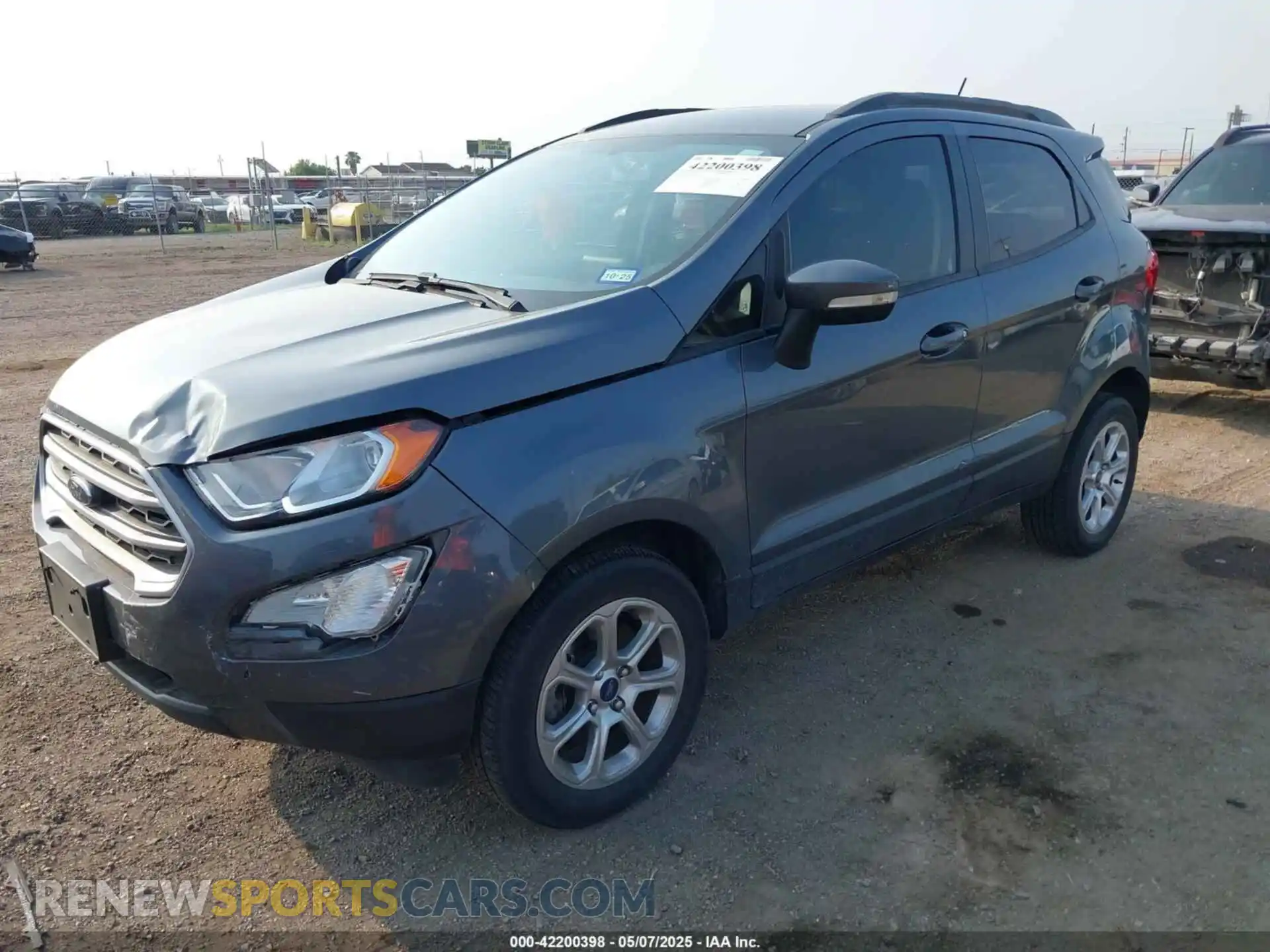 2 Photograph of a damaged car MAJ6S3GL7LC324710 FORD ECOSPORT 2020