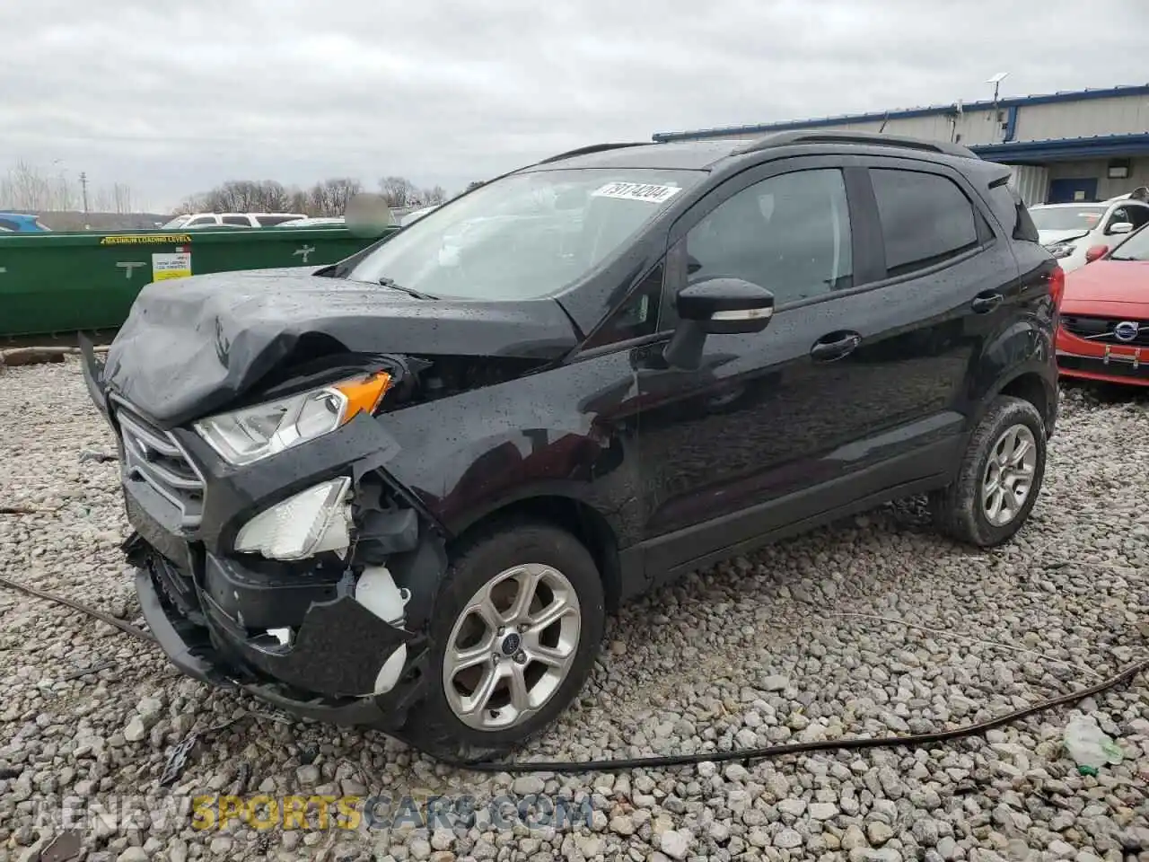 1 Photograph of a damaged car MAJ6S3GL7LC348778 FORD ECOSPORT 2020