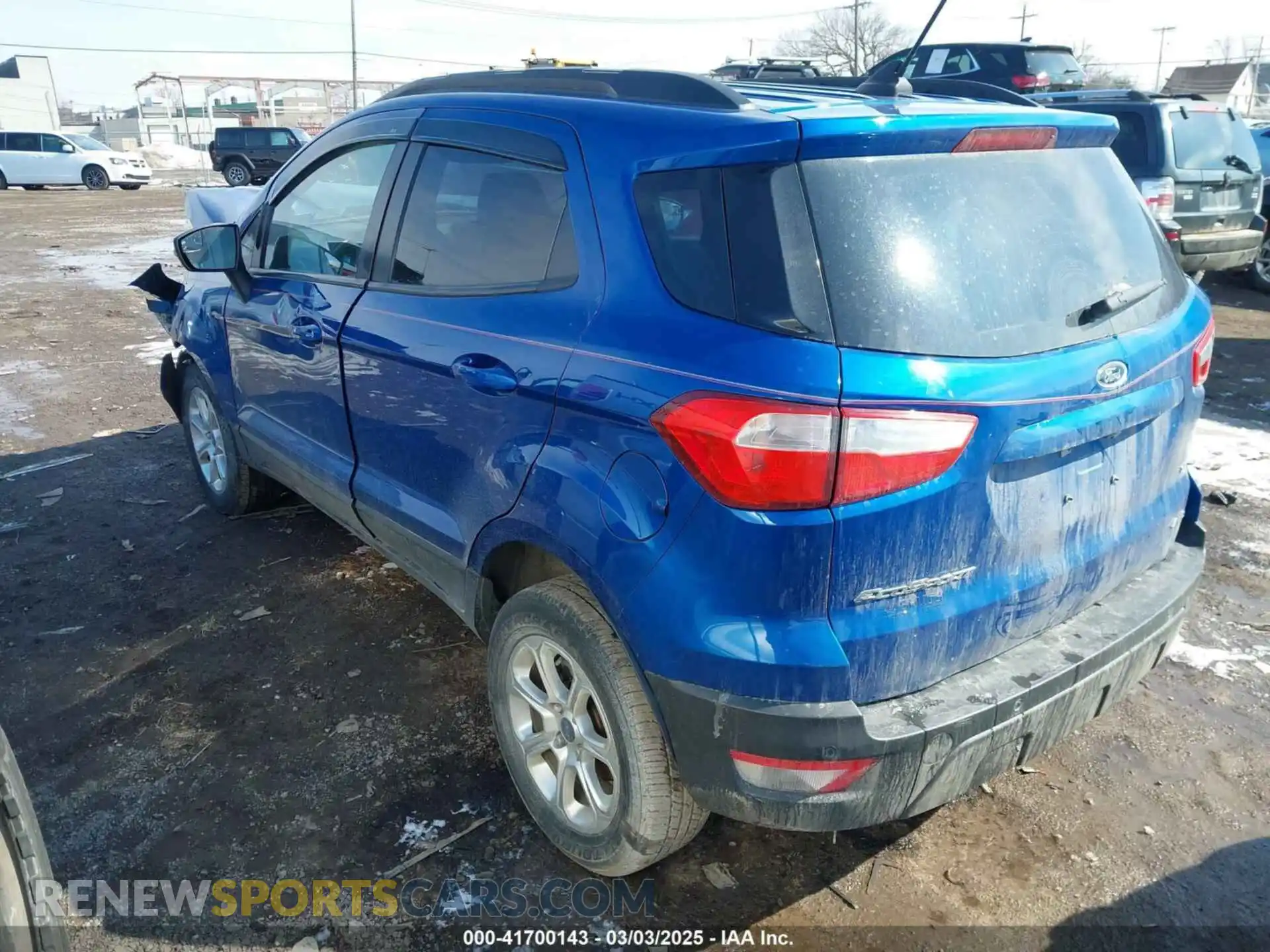 3 Photograph of a damaged car MAJ6S3GL8LC329284 FORD ECOSPORT 2020