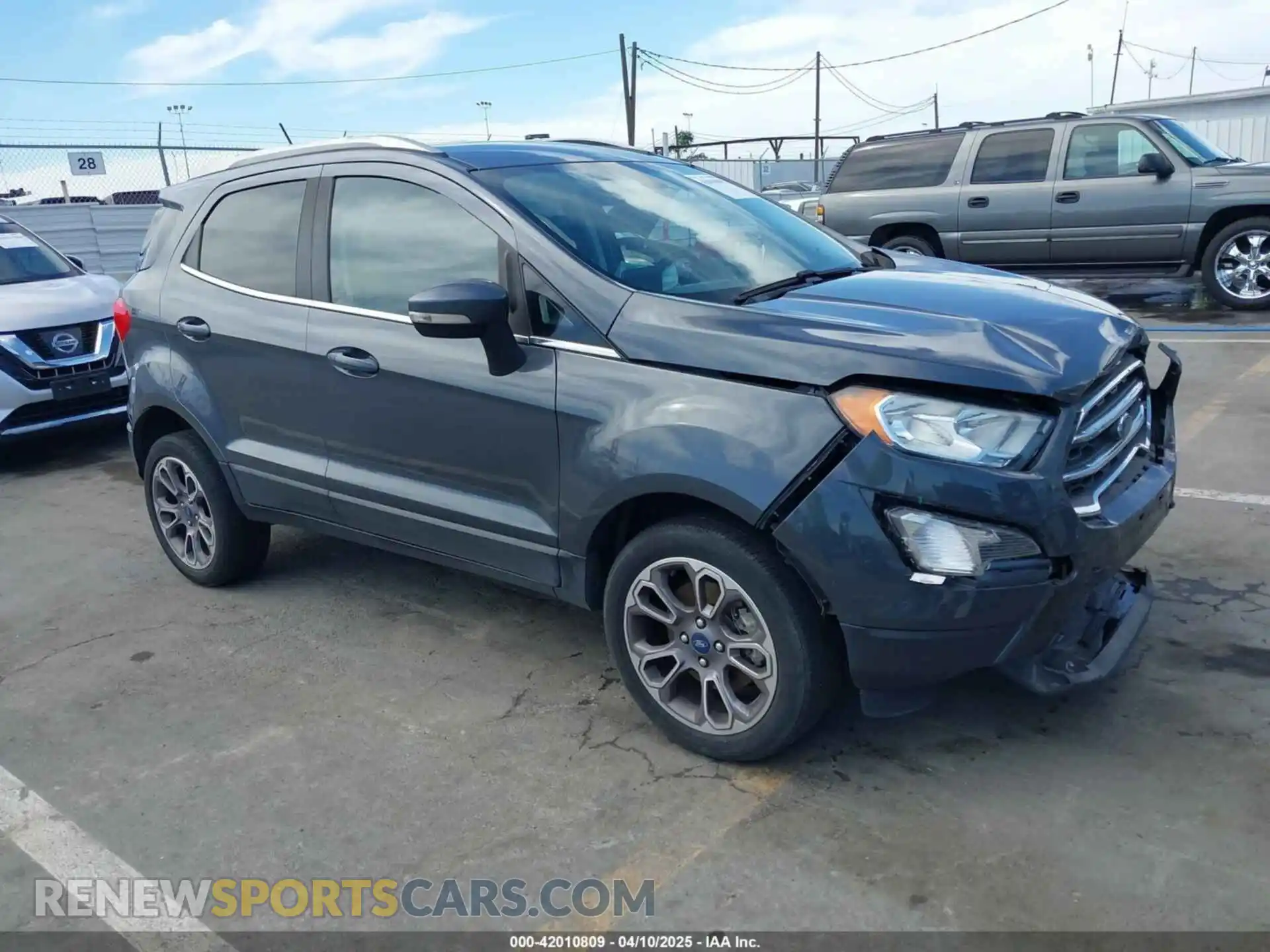 1 Photograph of a damaged car MAJ6S3KL3LC364662 FORD ECOSPORT 2020