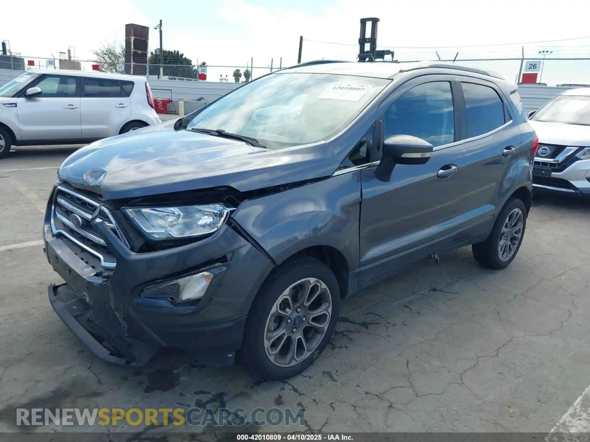 2 Photograph of a damaged car MAJ6S3KL3LC364662 FORD ECOSPORT 2020