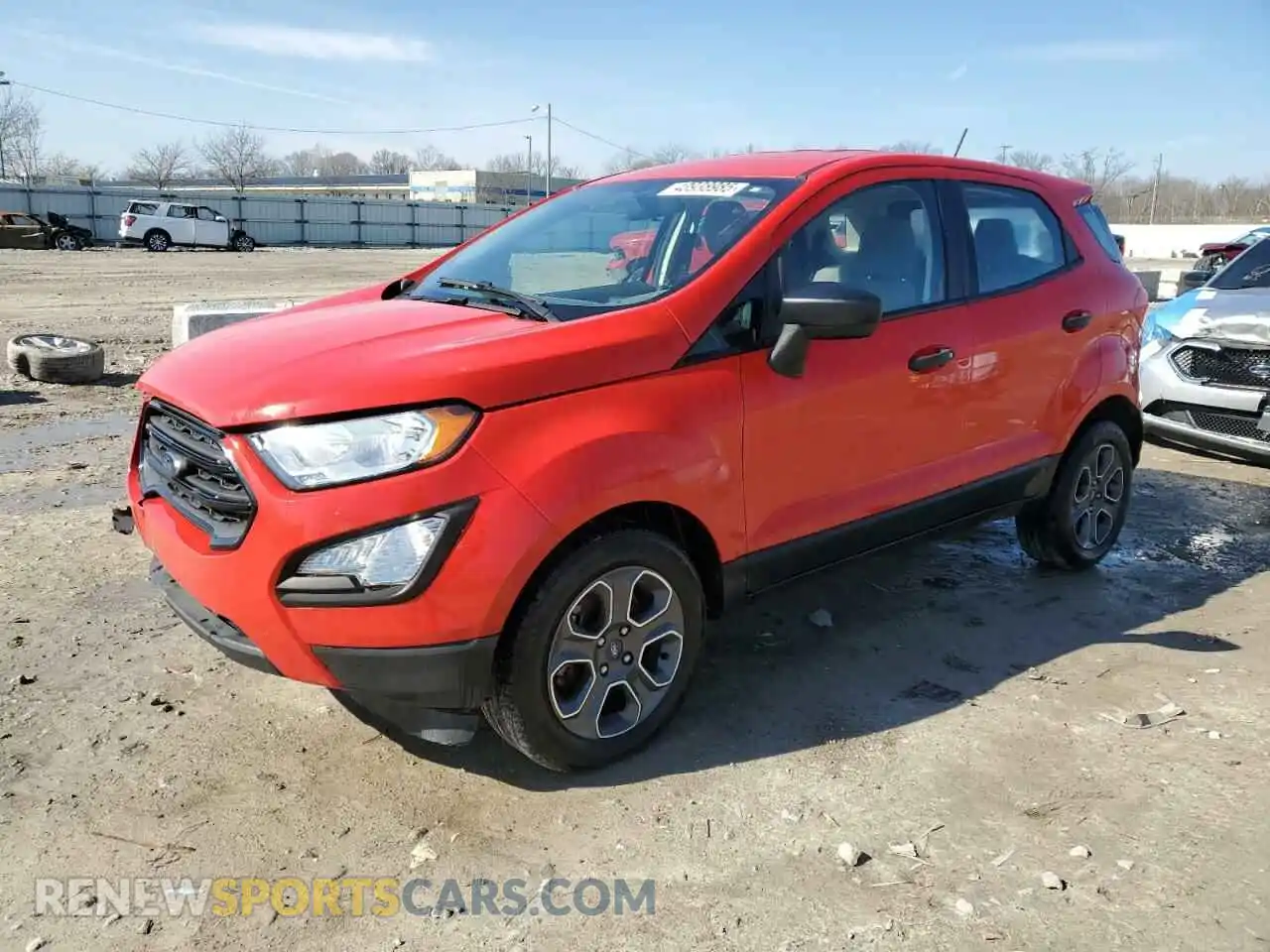 1 fotografías del automóvil dañado MAJ3S2FE0MC412998 FORD ECOSPORT 2021