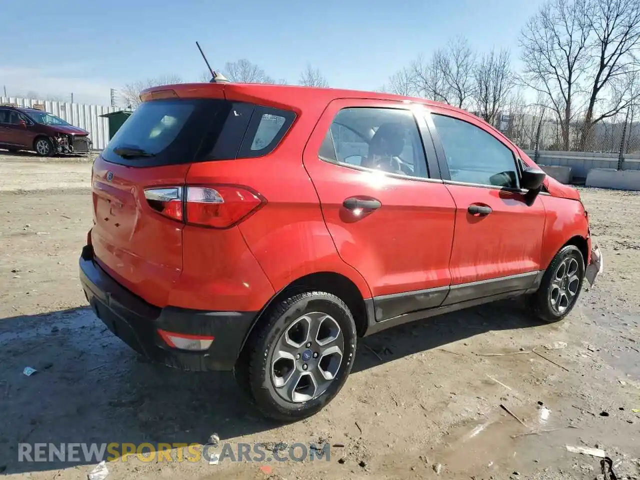 3 fotografías del automóvil dañado MAJ3S2FE0MC412998 FORD ECOSPORT 2021