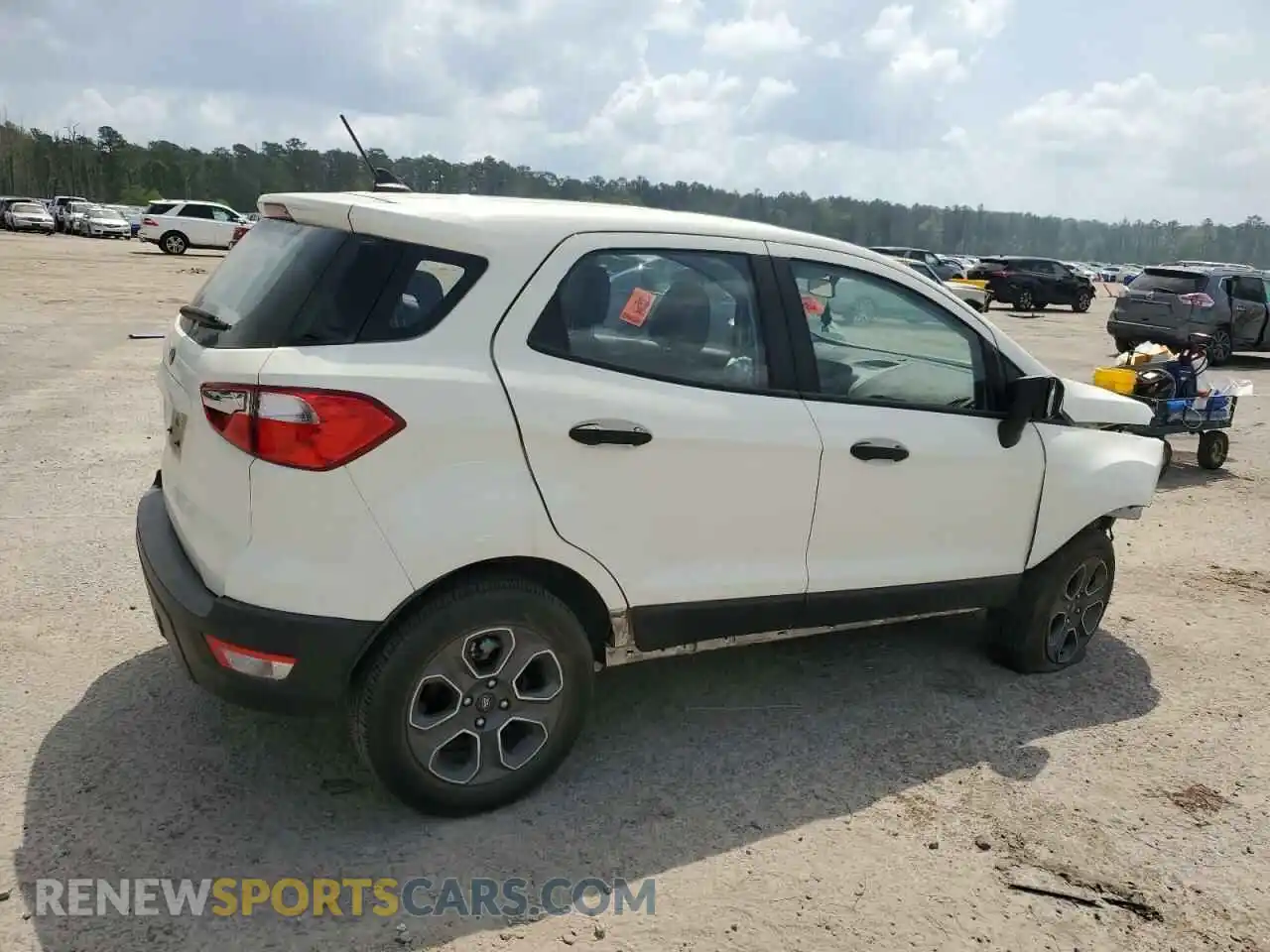 3 fotografías del automóvil dañado MAJ3S2FE0MC438355 FORD ECOSPORT 2021