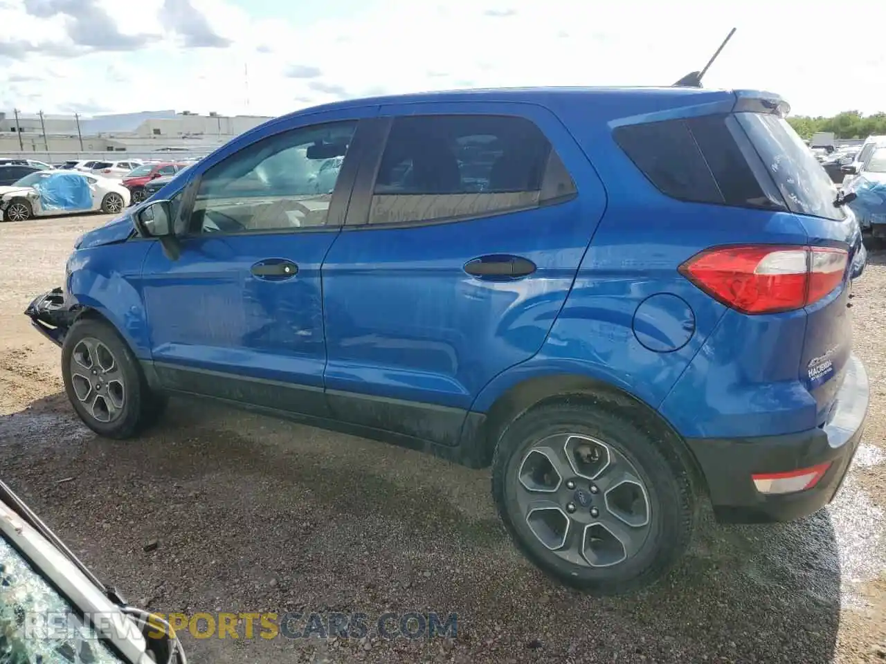2 fotografías del automóvil dañado MAJ3S2FE1MC399131 FORD ECOSPORT 2021