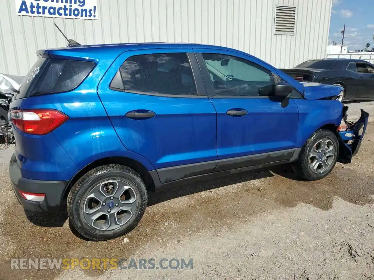 3 fotografías del automóvil dañado MAJ3S2FE1MC399131 FORD ECOSPORT 2021