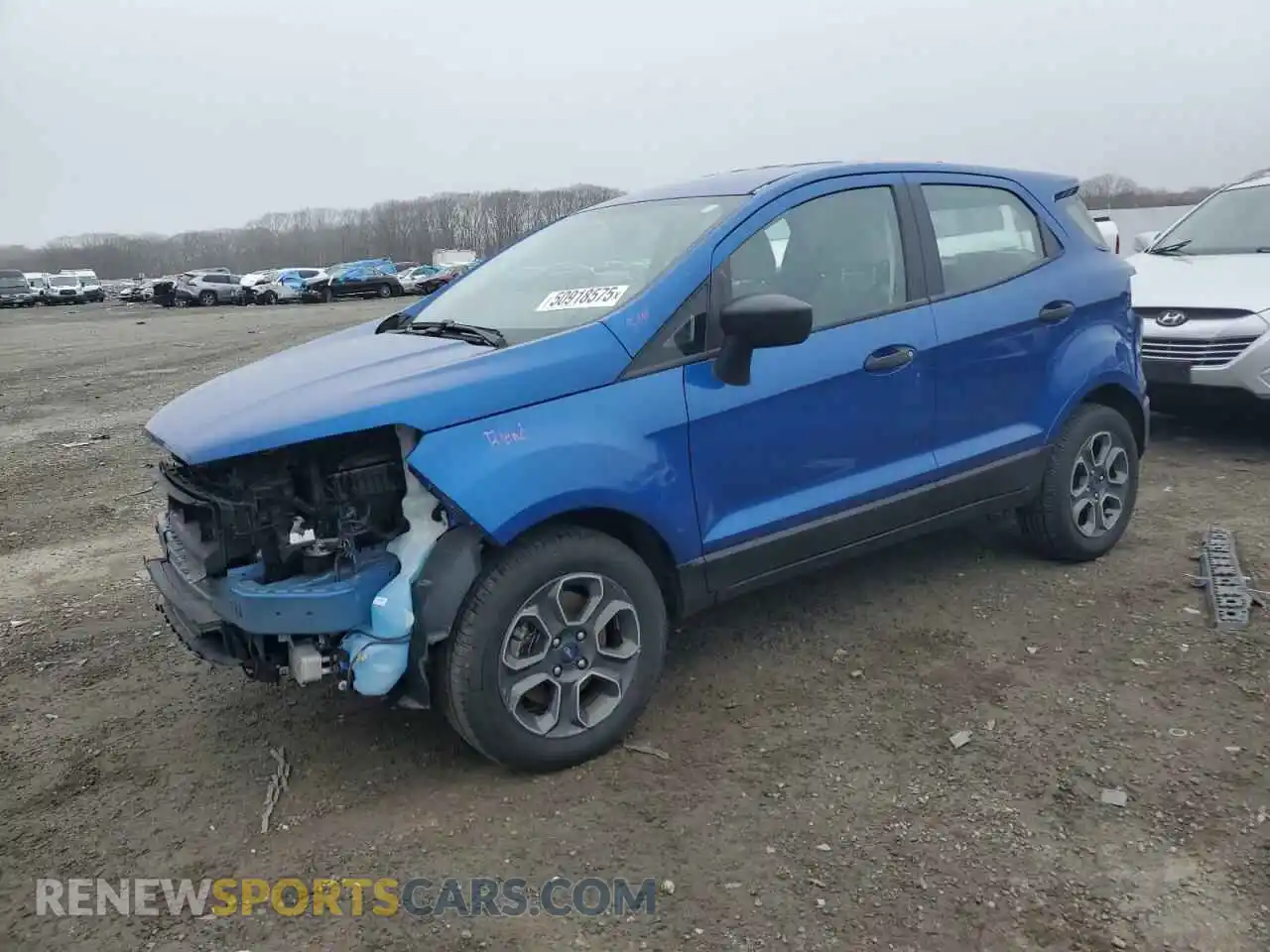 1 fotografías del automóvil dañado MAJ3S2FE1MC425212 FORD ECOSPORT 2021