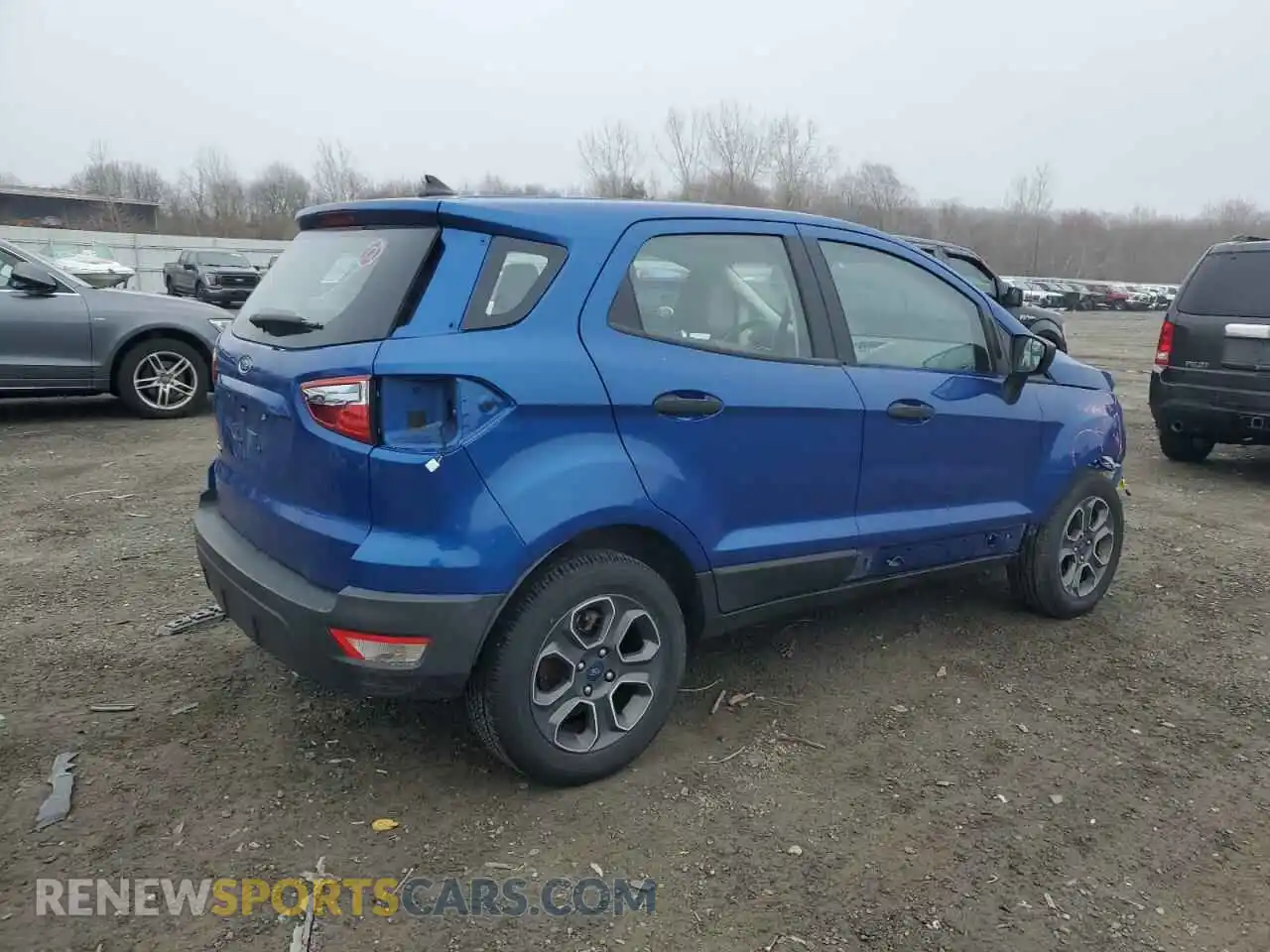 3 fotografías del automóvil dañado MAJ3S2FE1MC425212 FORD ECOSPORT 2021