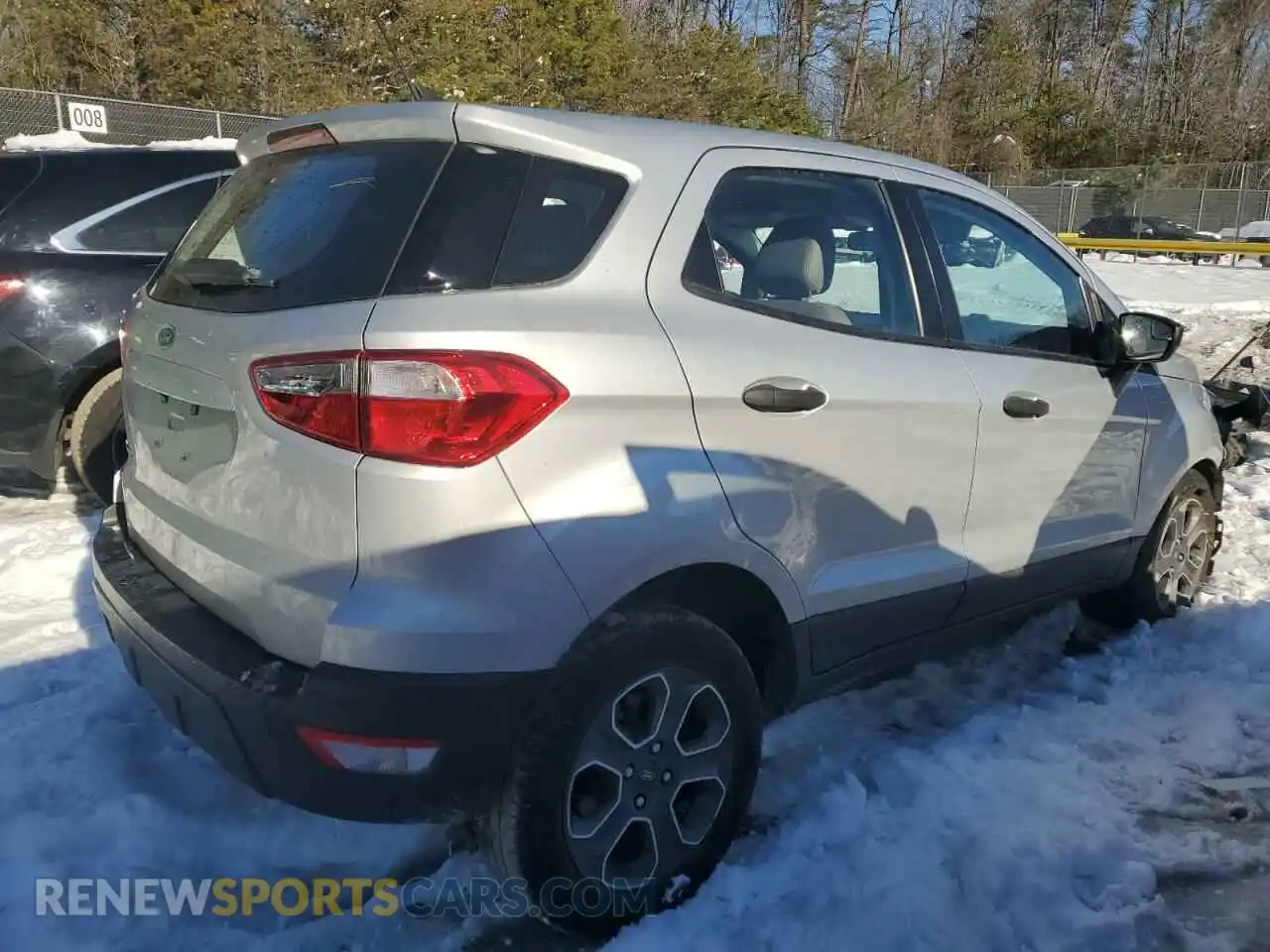 3 Photograph of a damaged car MAJ3S2FE1MC438624 FORD ECOSPORT 2021