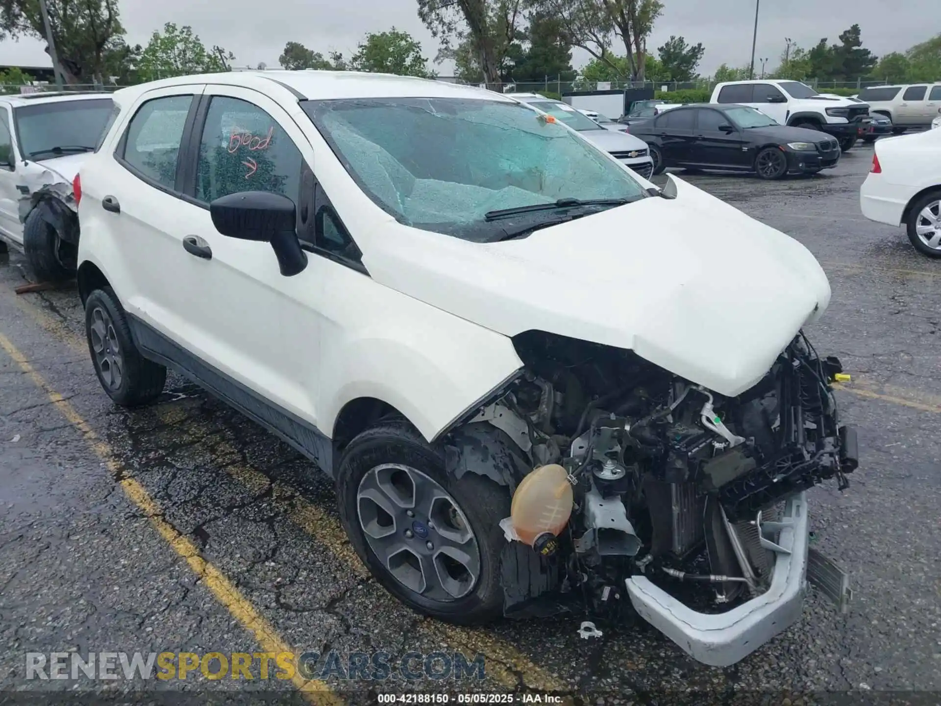1 fotografías del automóvil dañado MAJ3S2FE2MC435361 FORD ECOSPORT 2021