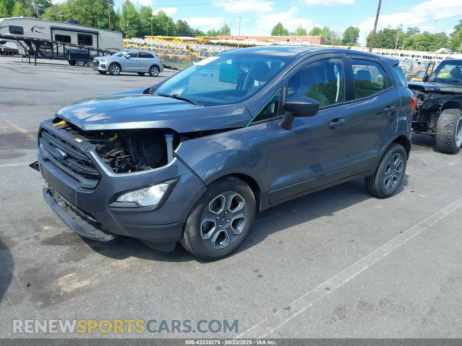 2 fotografías del automóvil dañado MAJ3S2FE4MC441940 FORD ECOSPORT 2021